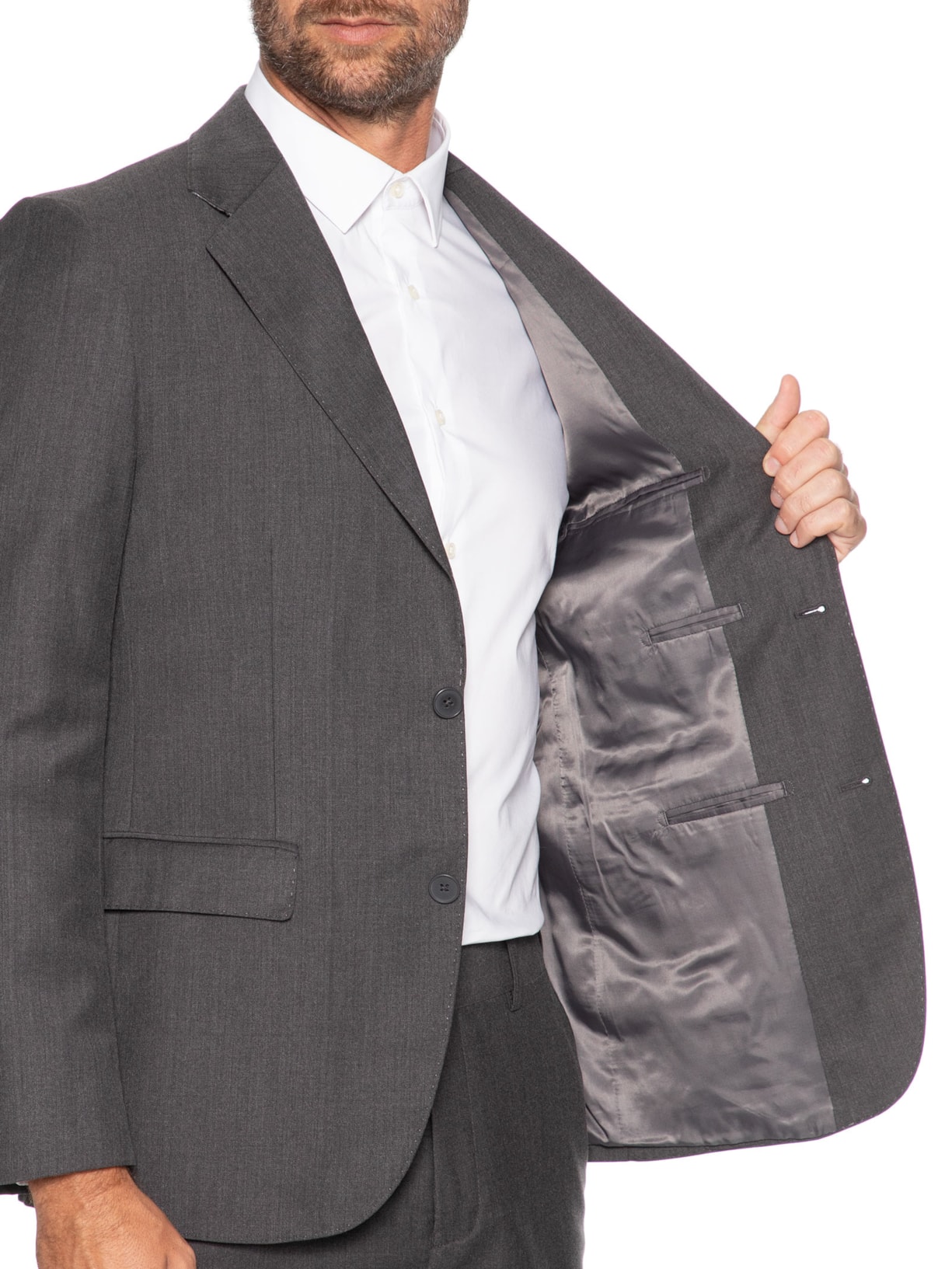 Costume Masculino Casual – Cinza '2 Essential