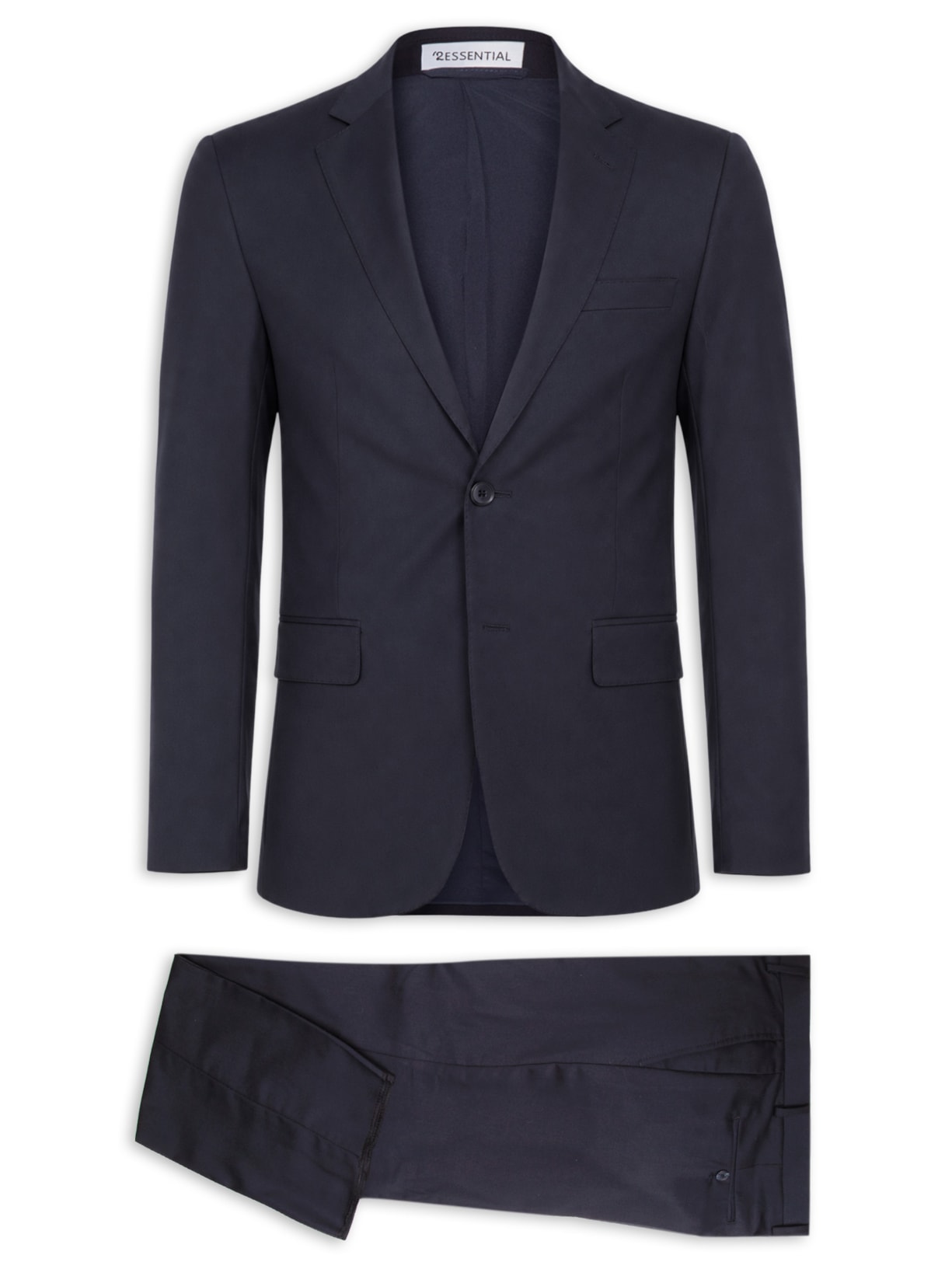 Costume Masculino Comfort Formal em Tencel Azul '2 Essential