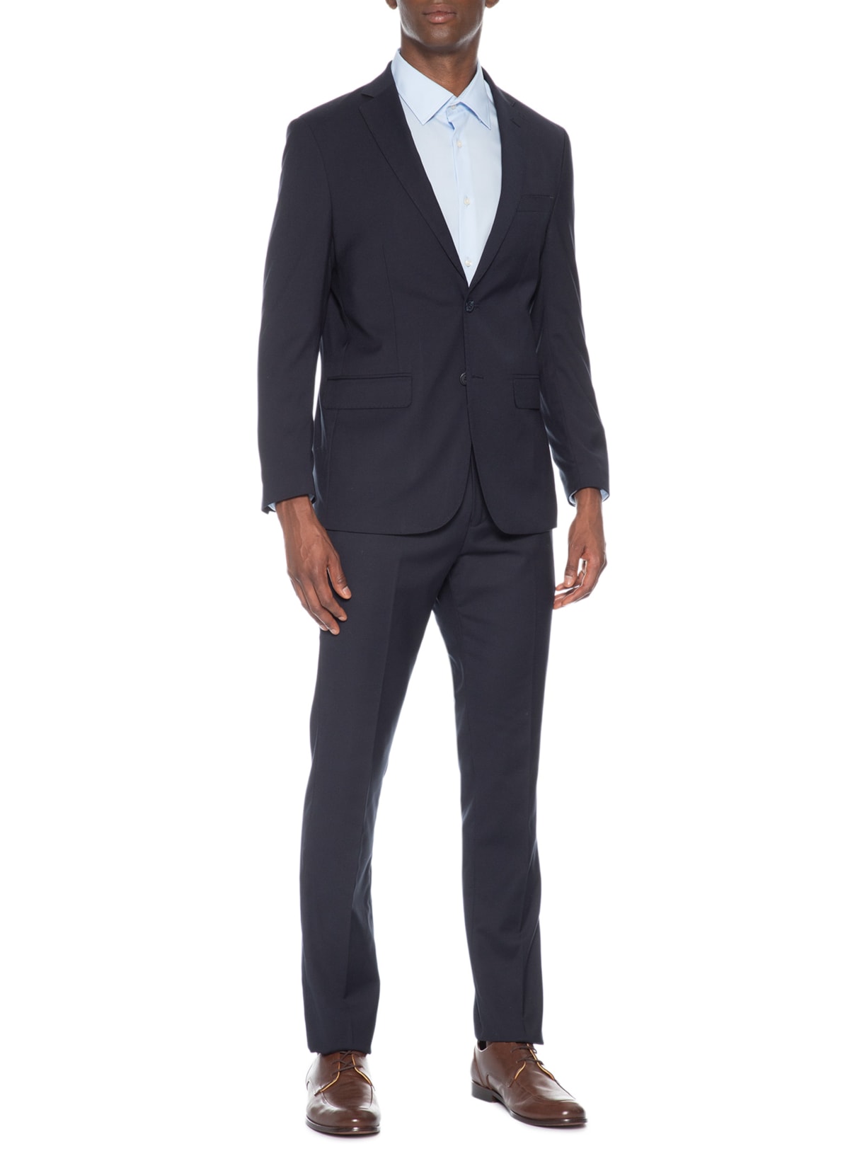 Costume Masculino Comfort Formal em Tencel Azul '2 Essential