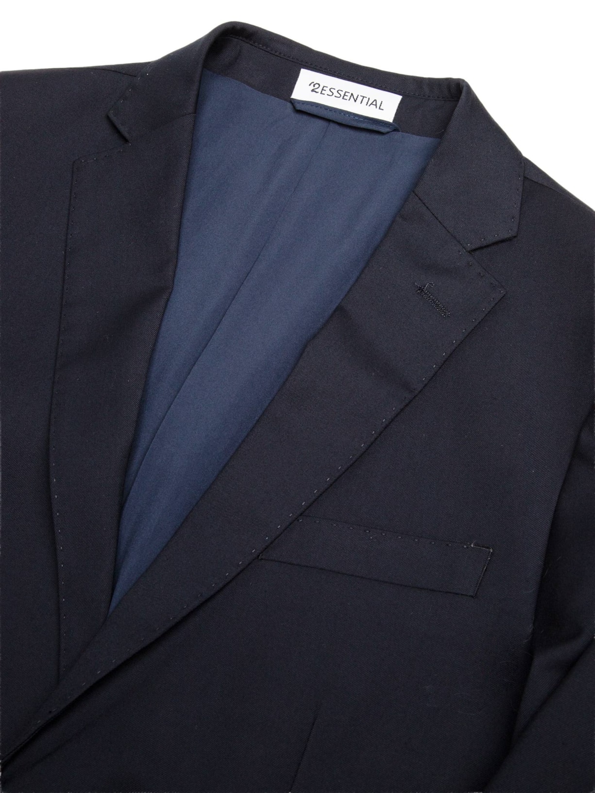 Costume Masculino Comfort Formal em Tencel Azul '2 Essential