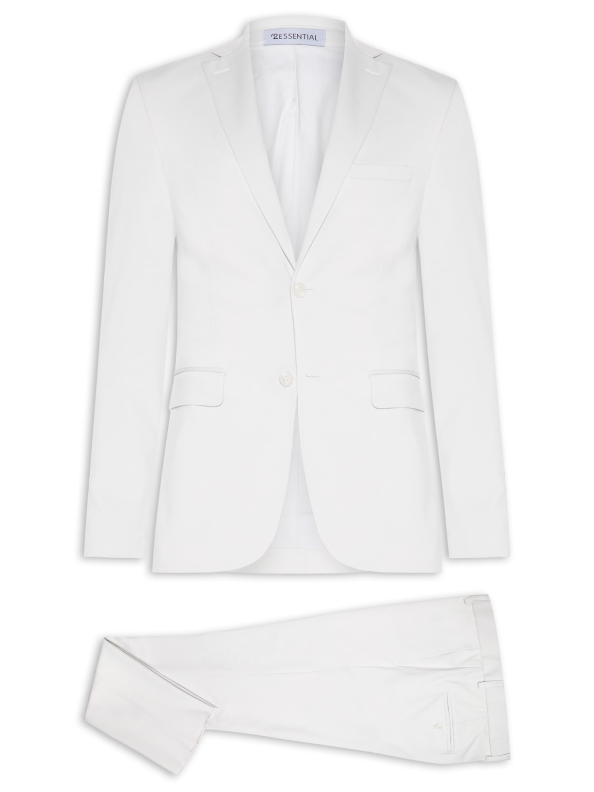 Costume Masculino Comfort Formal em Tencel – Cinza '2 Essential