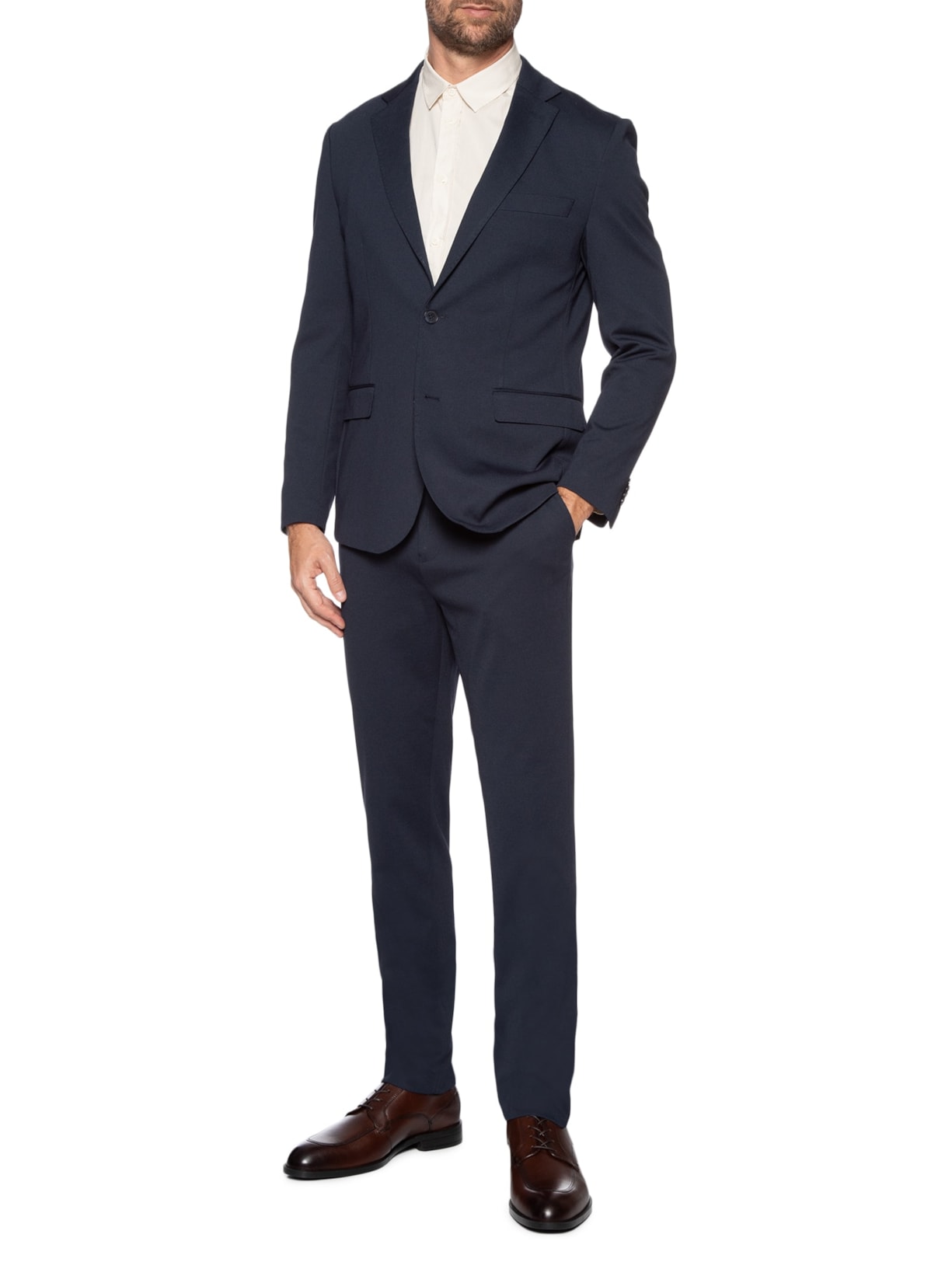 Costume Masculino Comfy Formal Azul '2 Essential