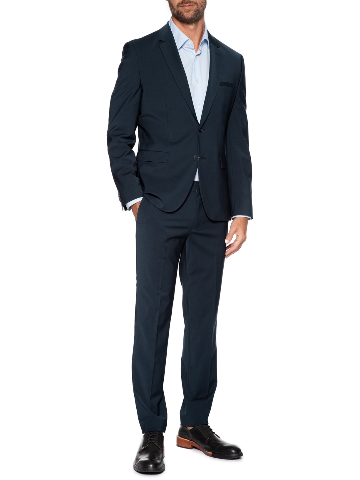 Costume Masculino Extra Slim Fit -Azul Hugo