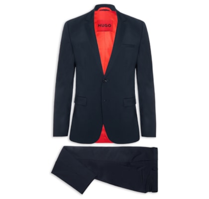 Costume Masculino Extra Slim Fit -Azul