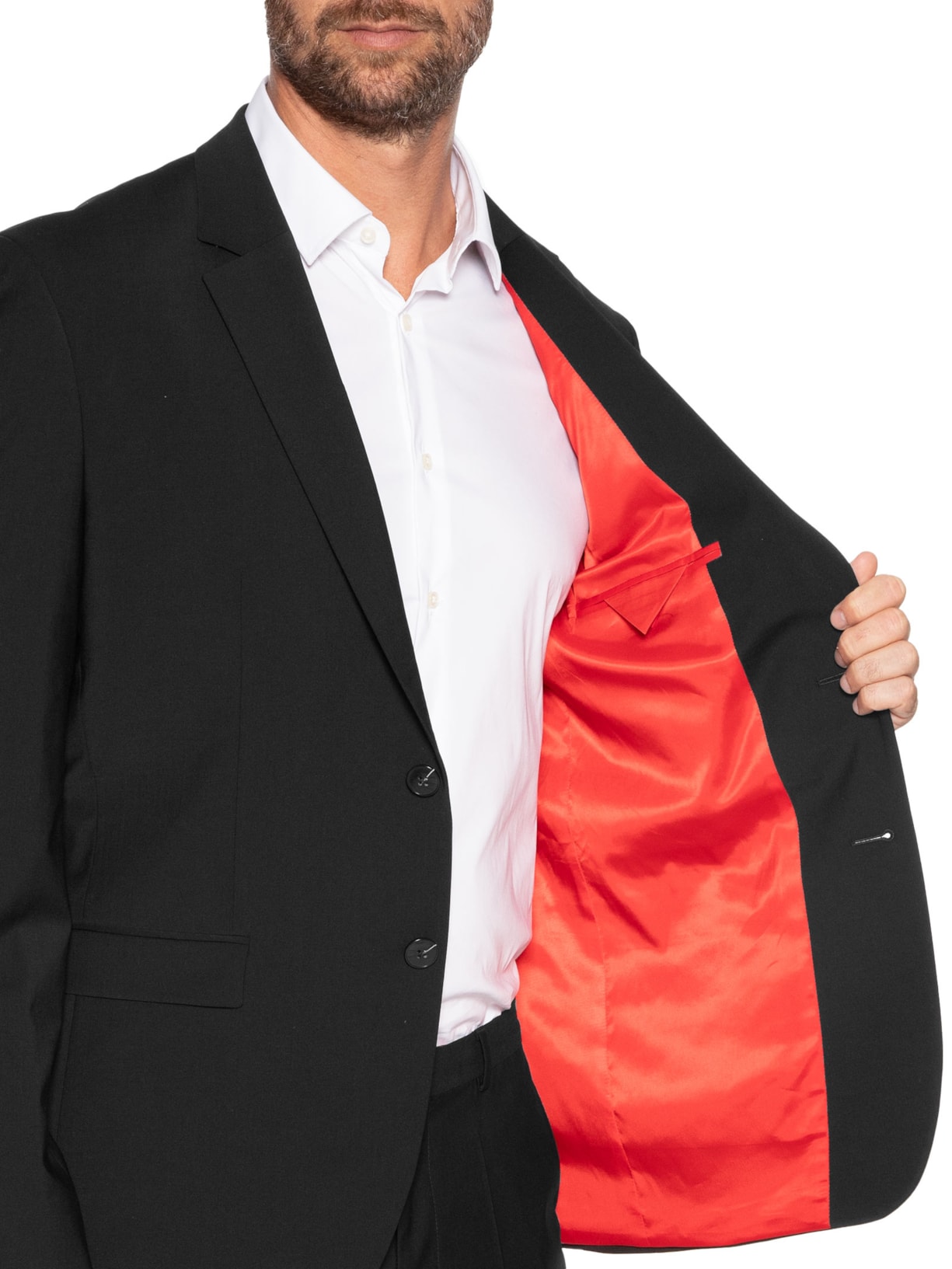 Costume Masculino Extra Slim Fit Preto Hugo