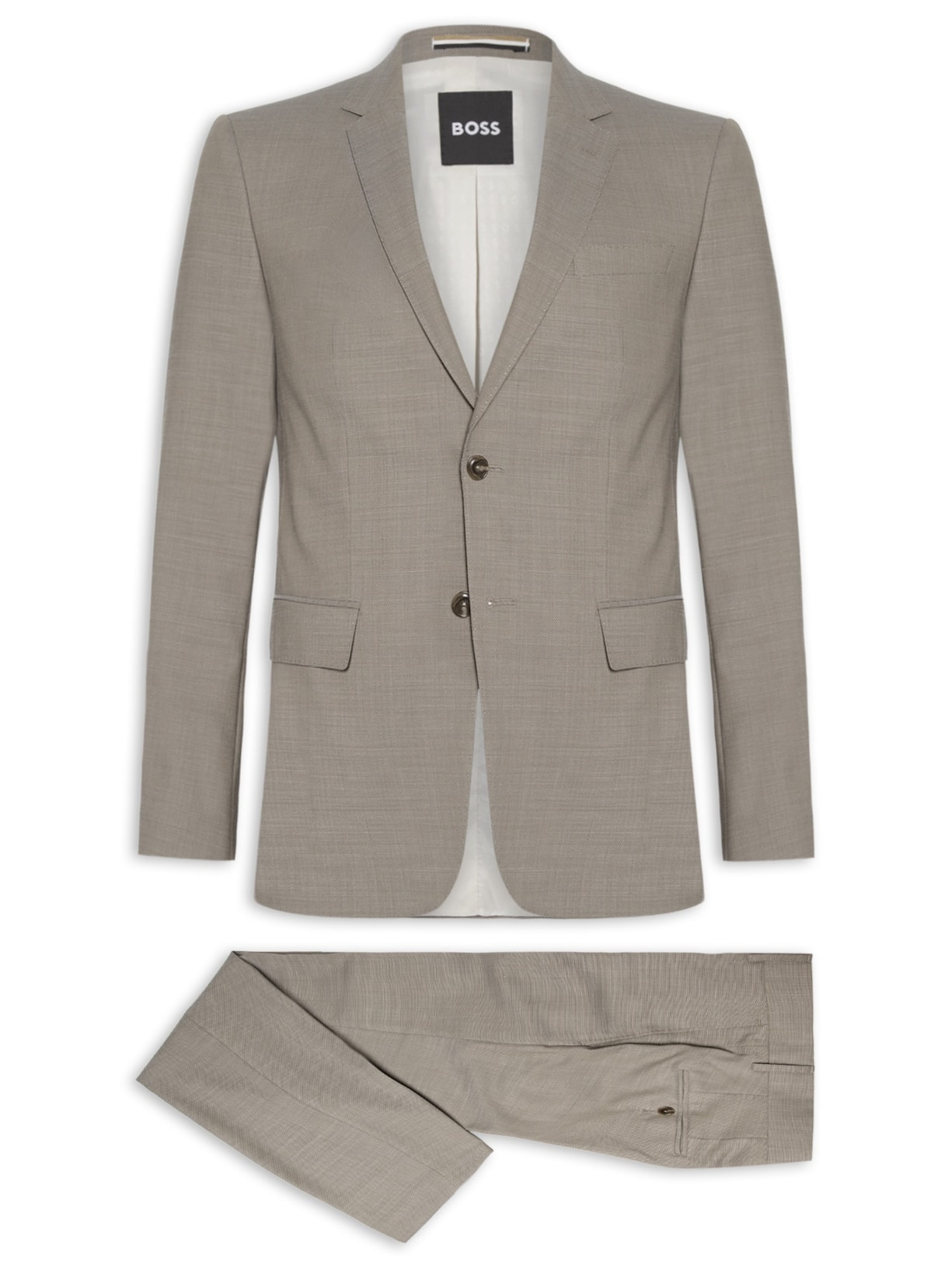 Costume Masculino H-Huge 2 Peças Bege Boss