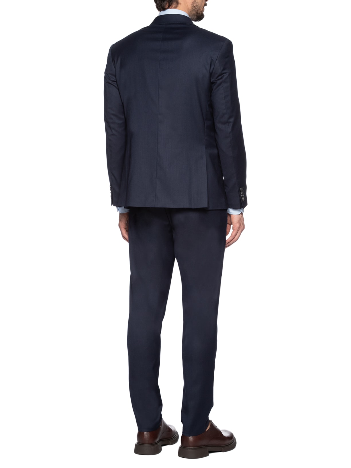 Costume Masculino Modena Liso Azul Oficina Reserva