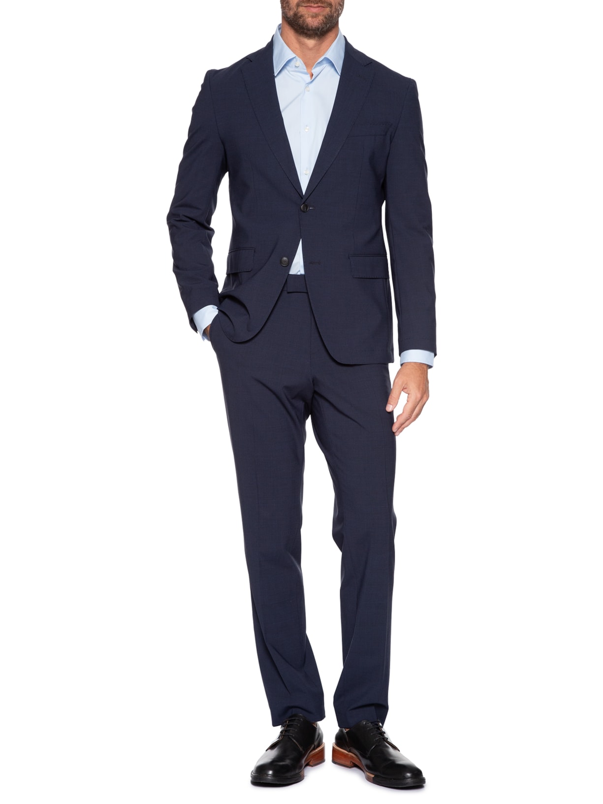 Costume Masculino  P-Hge 2 Peças Azul Boss