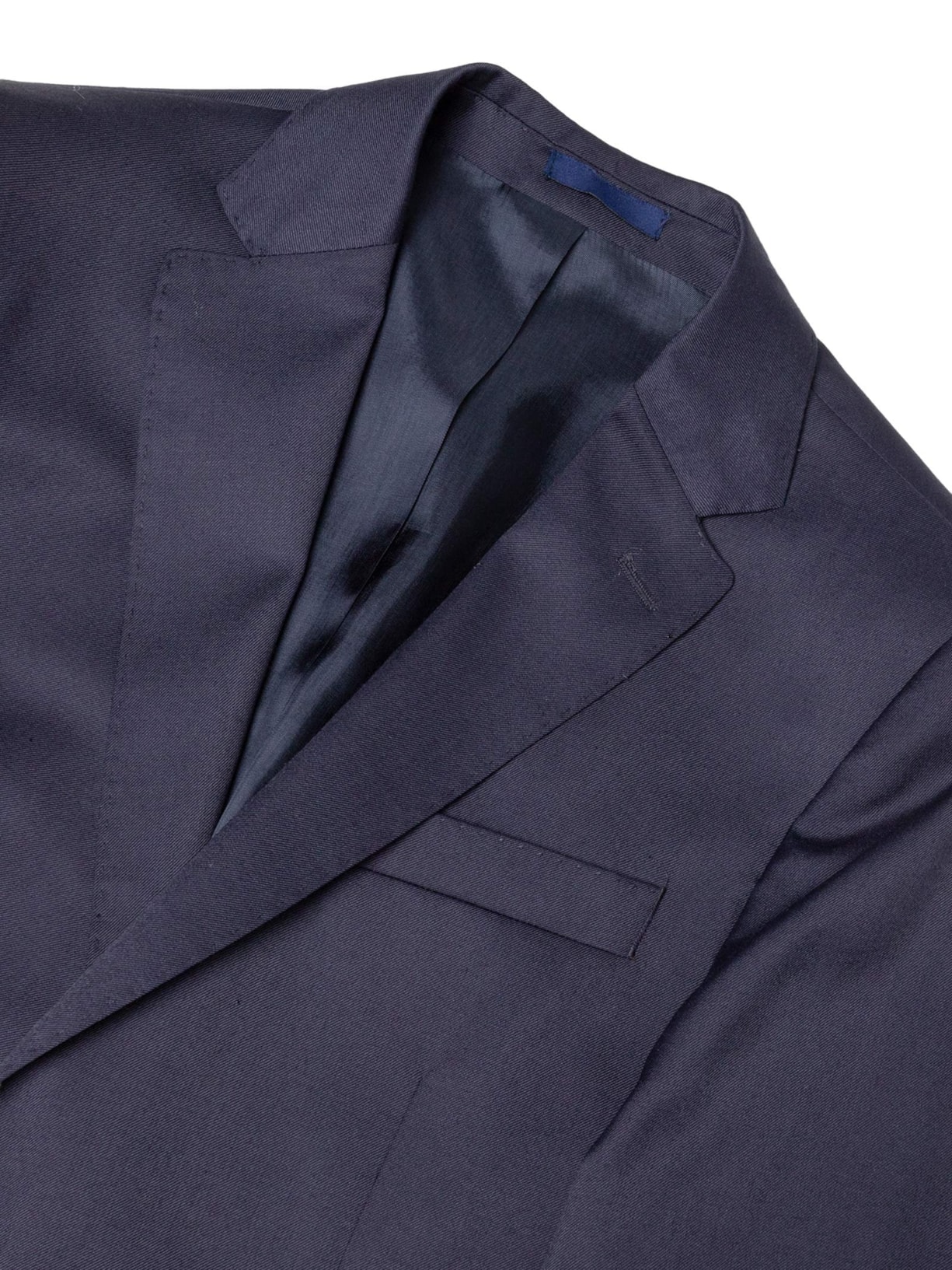 Costume Masculino Polilã Liso Forrado Azul Paramount Alfaiataria