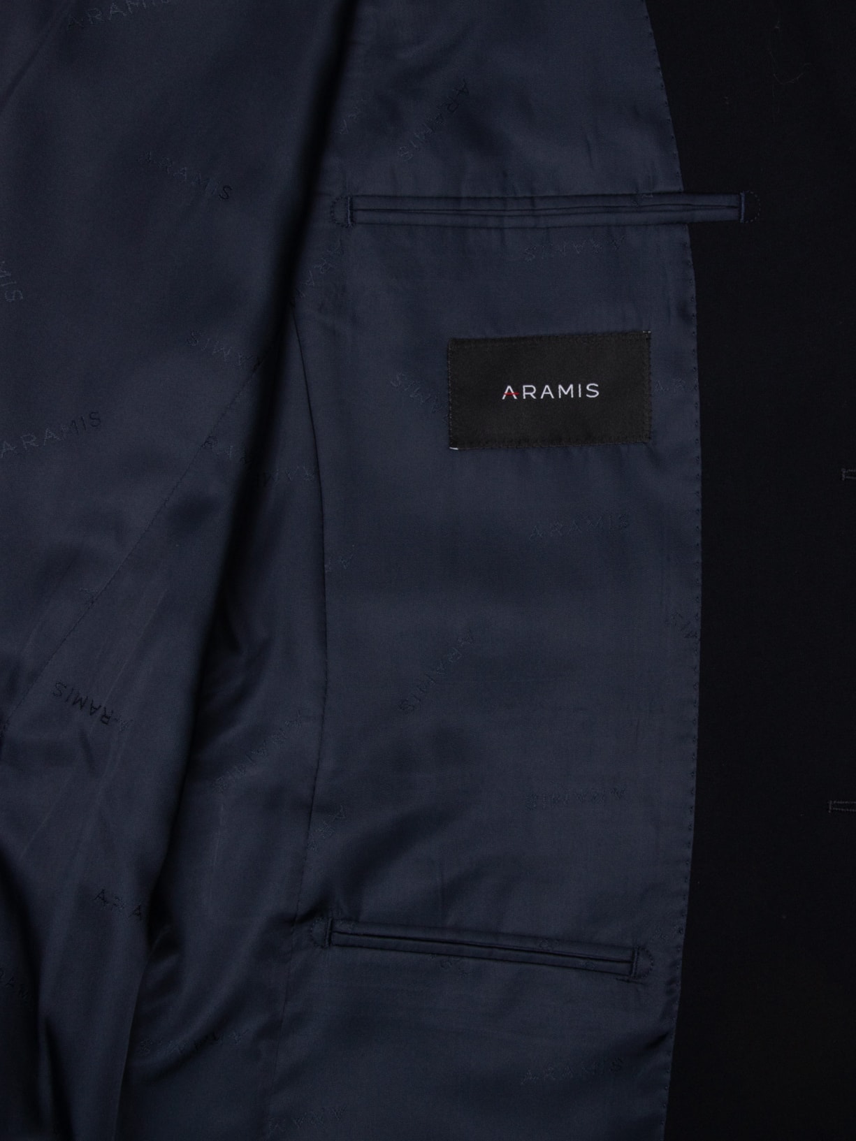 Costume Masculino Regular Em Poliviscose Azul Aramis