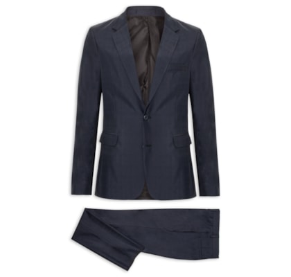 Costume Masculino Slim Pv - Azul