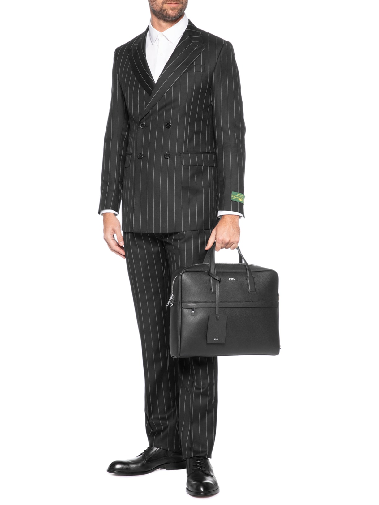 Costume Masculino Super 120 Double Breasted Forrado – Preto Paramount Alfaiataria