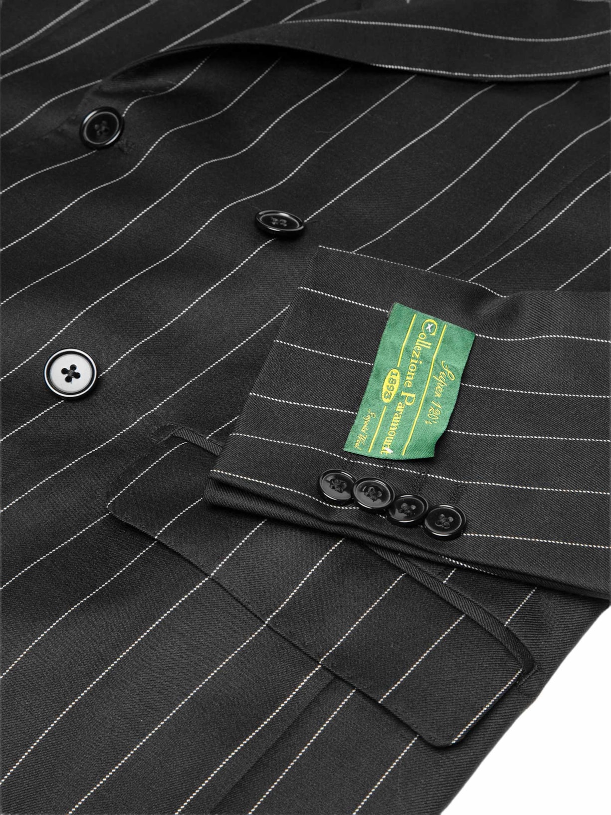 Costume Masculino Super 120 Double Breasted Forrado – Preto Paramount Alfaiataria