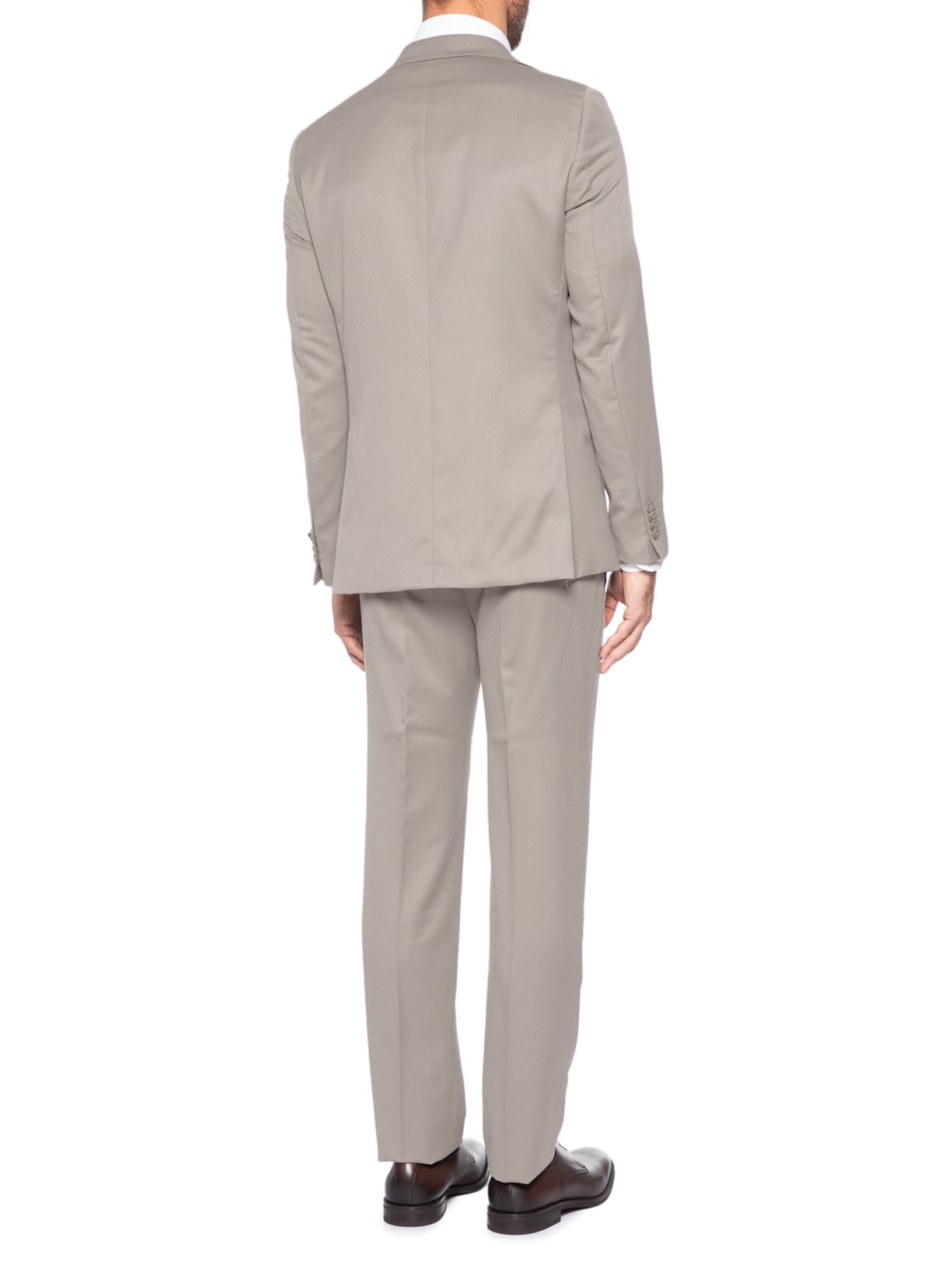 Costume Masculino Super 120 Liso Forrado Bege Paramount Alfaiataria
