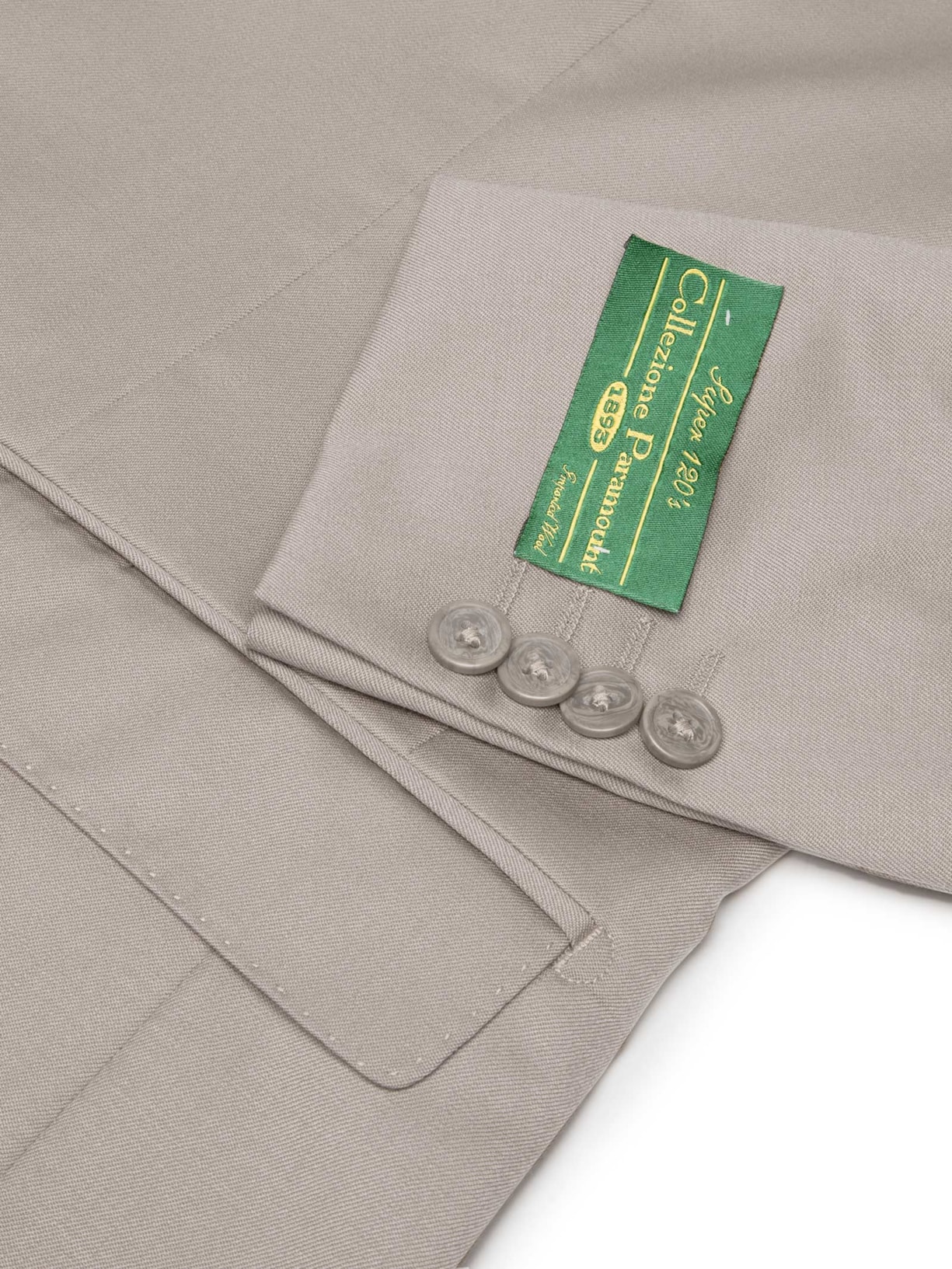 Costume Masculino Super 120 Liso Forrado Bege Paramount Alfaiataria