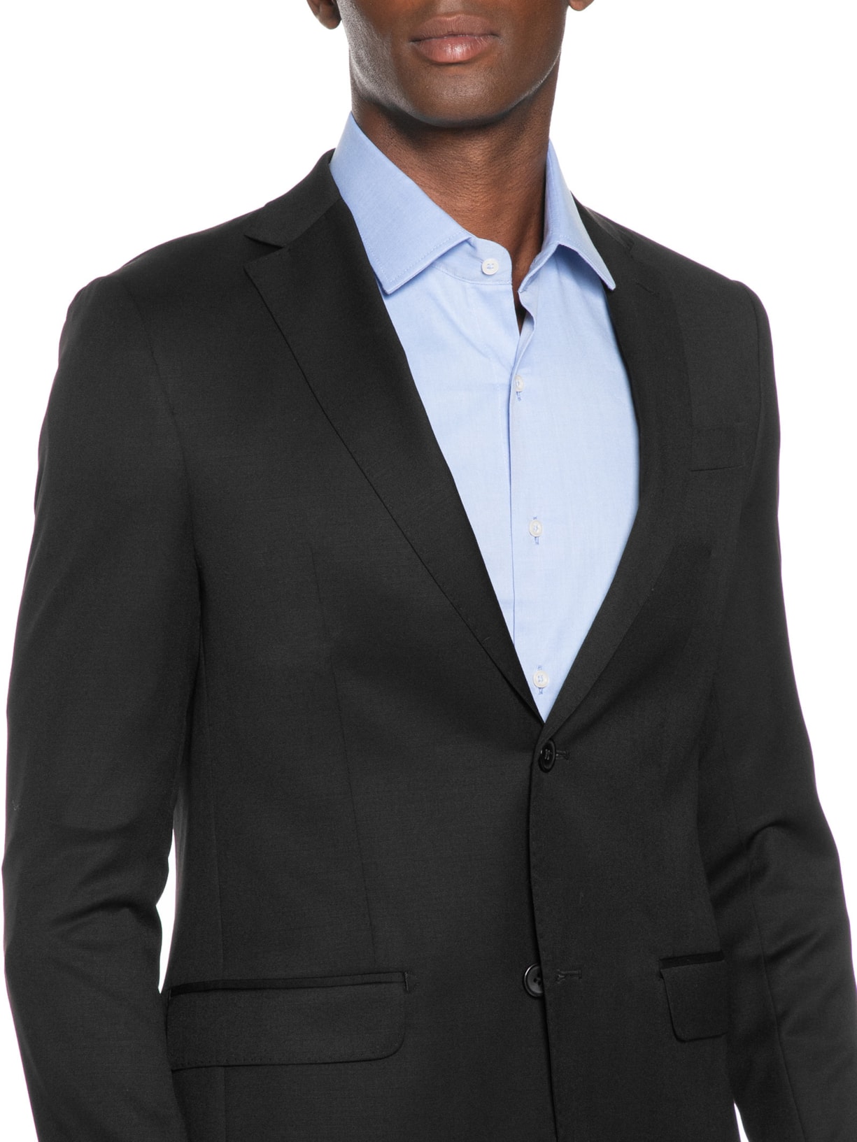 Costume Masculino Super 120 Liso Forrado Preto Paramount Alfaiataria