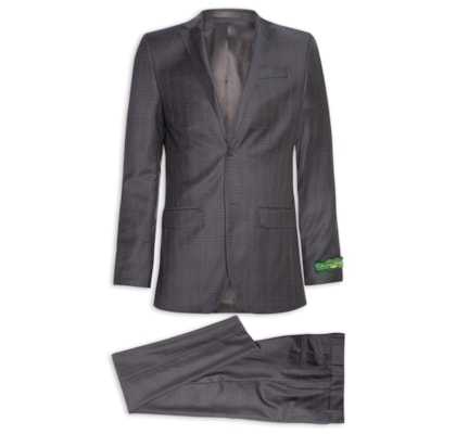 Costume Masculino Super 120 Padronado Forrado - Cinza