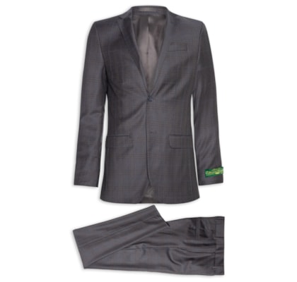 Costume Masculino Super 120 Padronado Forrado - Cinza