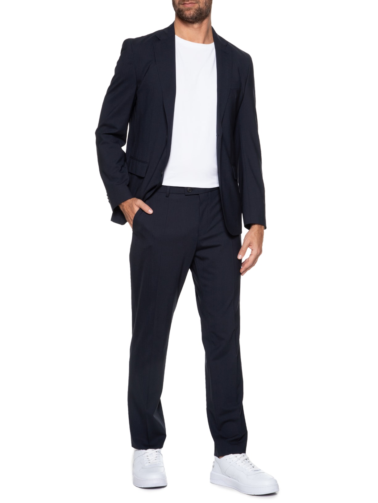 Costume Masculino Terno P-Huge Azul Boss