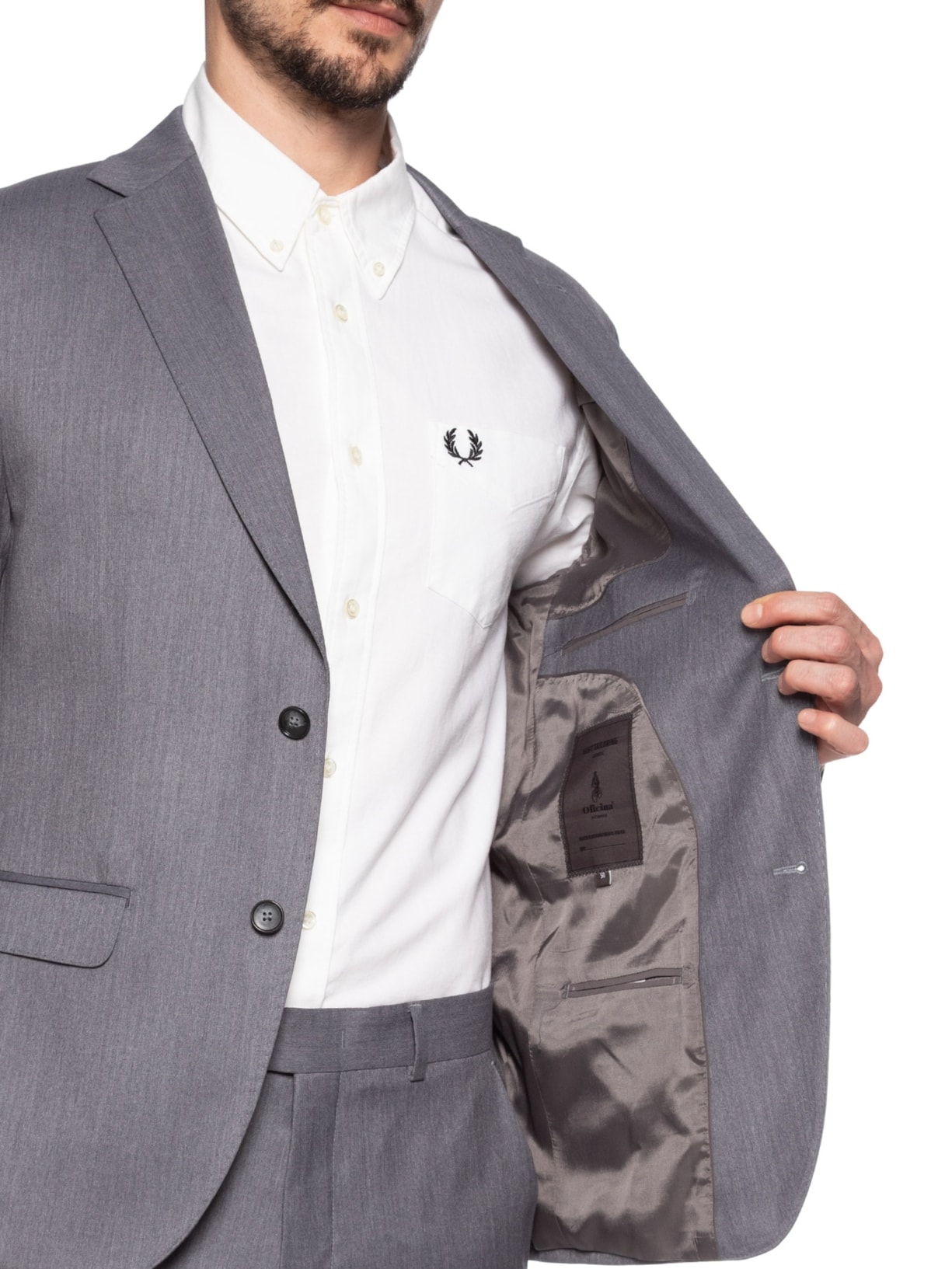 Costume Masculino Turim Cinza Oficina Reserva