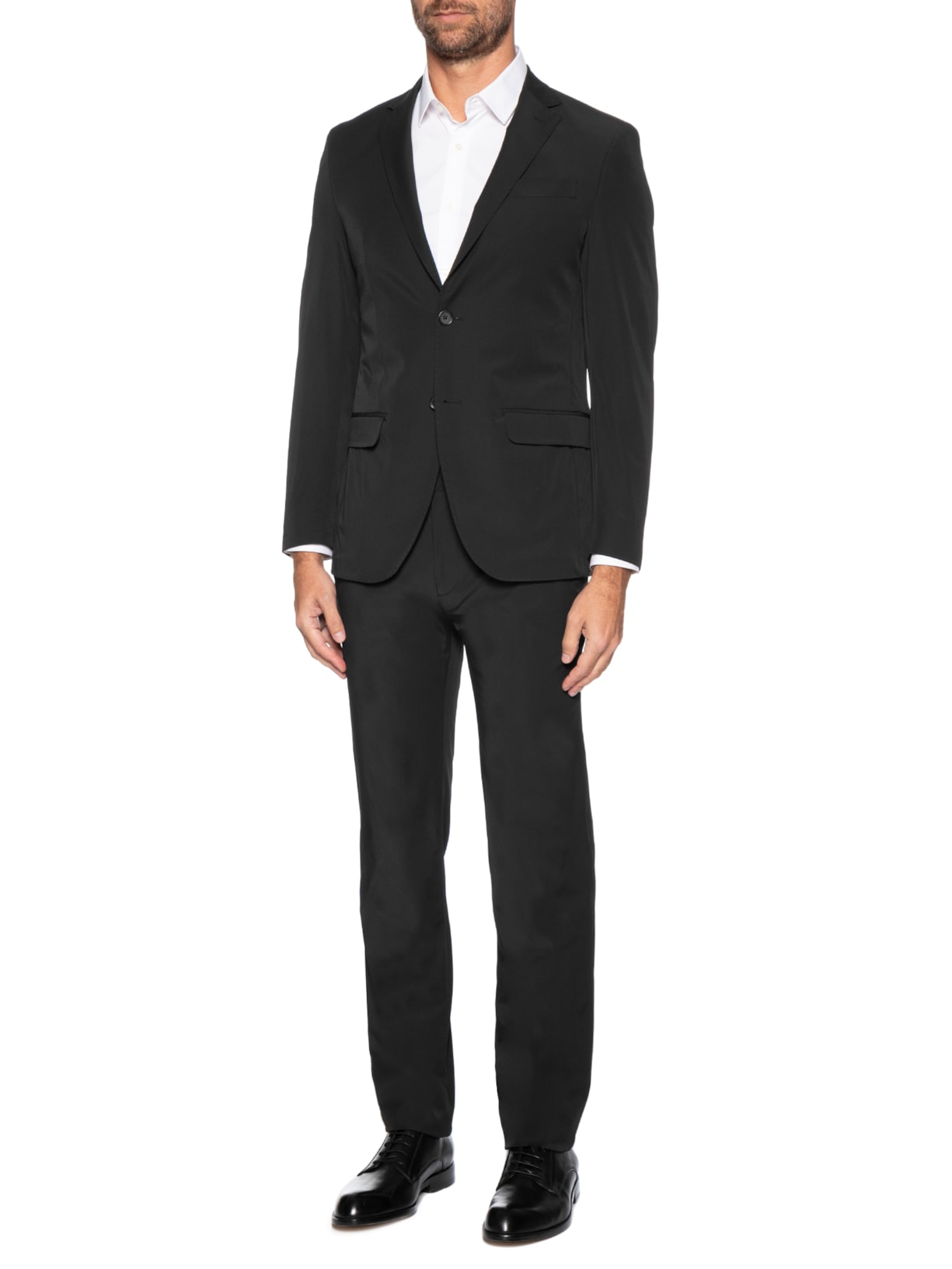 Costume Masculino Ultralight Sem Forro Preto Paramount Alfaiataria