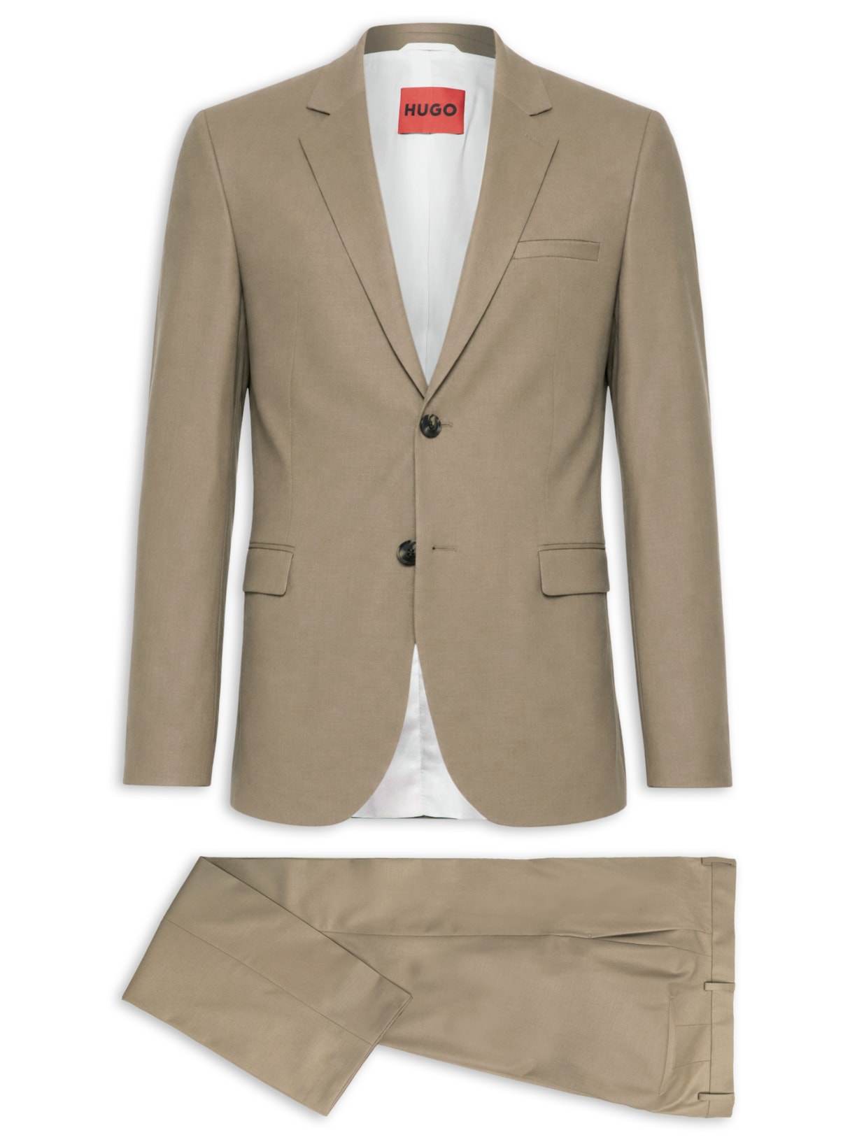Costume Slim Masculino Arti-Hesten253X Bege Hugo