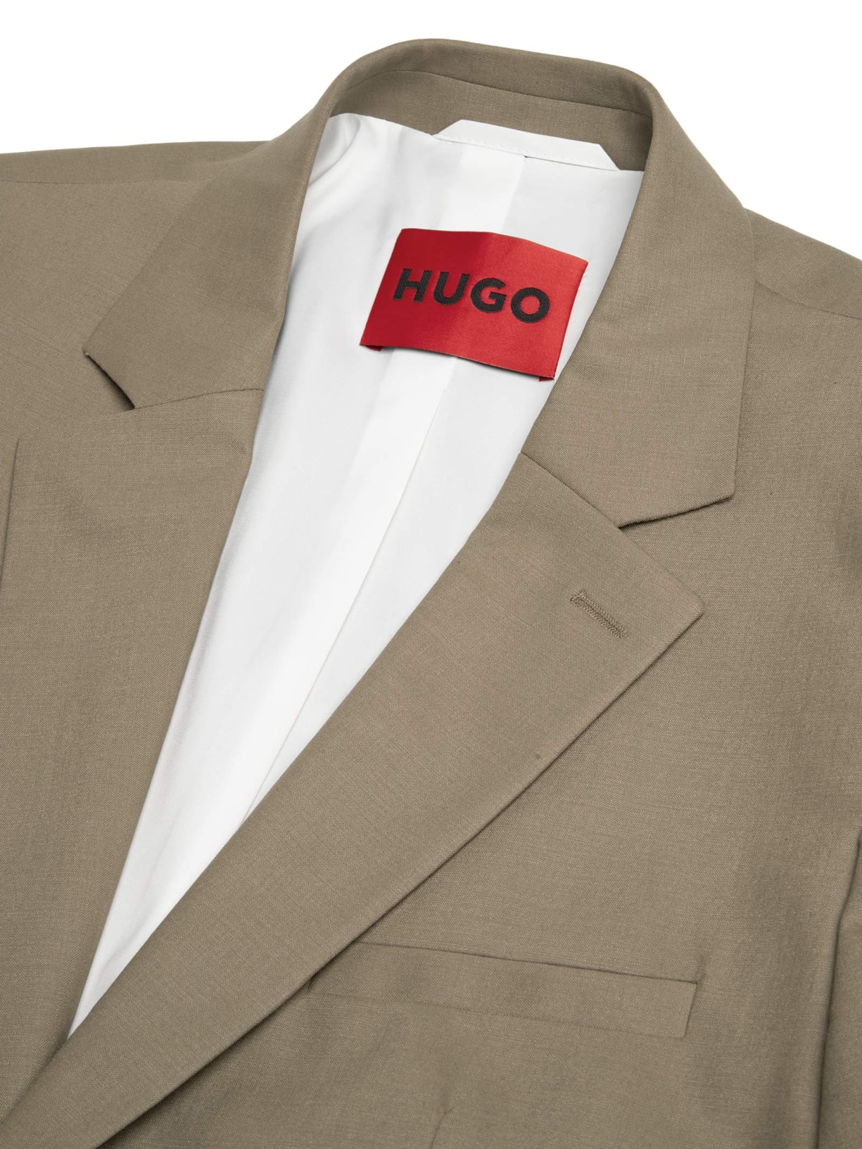 Costume Slim Masculino Arti-Hesten253X Bege Hugo