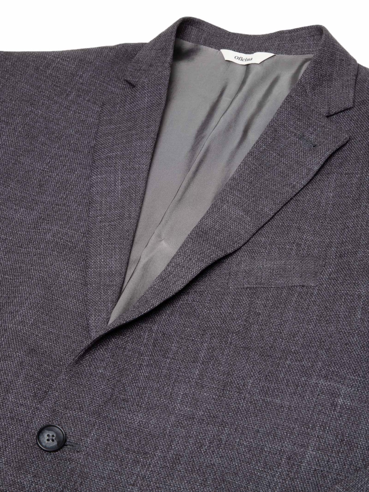 Costume Terno Masculino Falso Liso Cinza Oficina Reserva