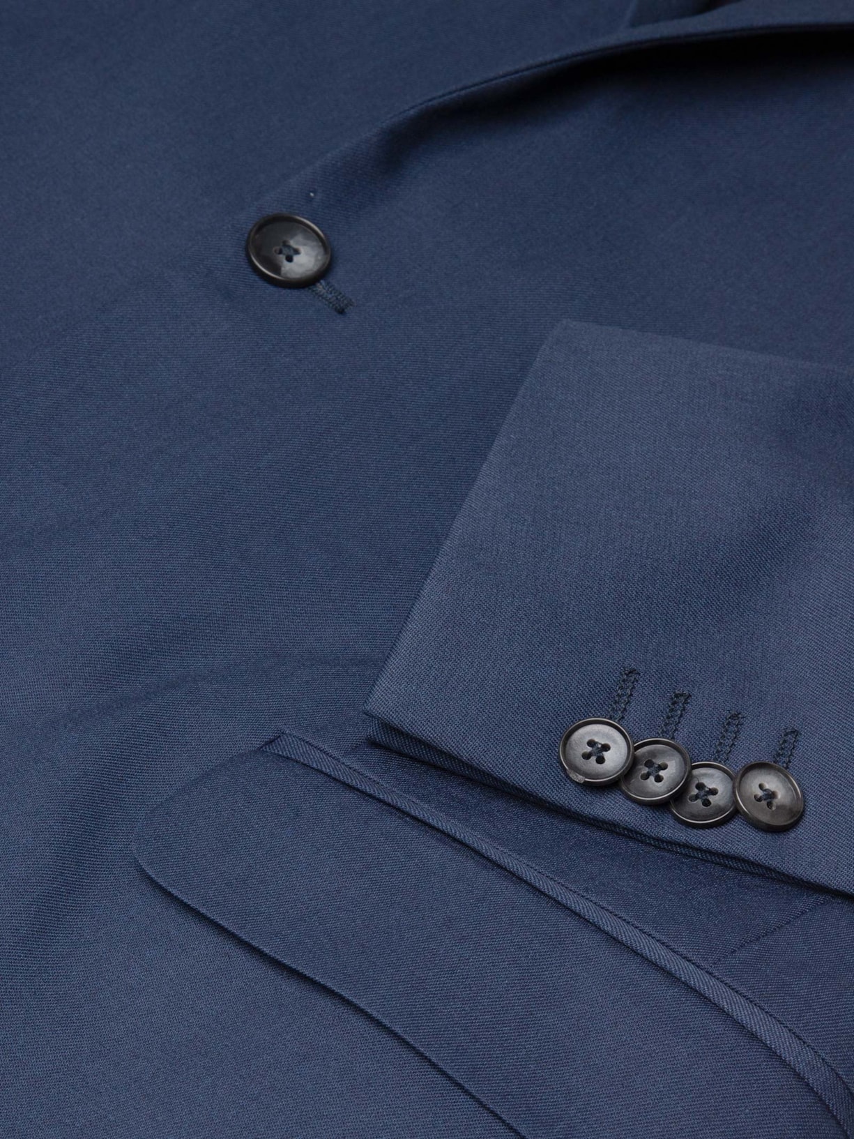 Costume Terno Masculino Liso Azul Oficina Reserva