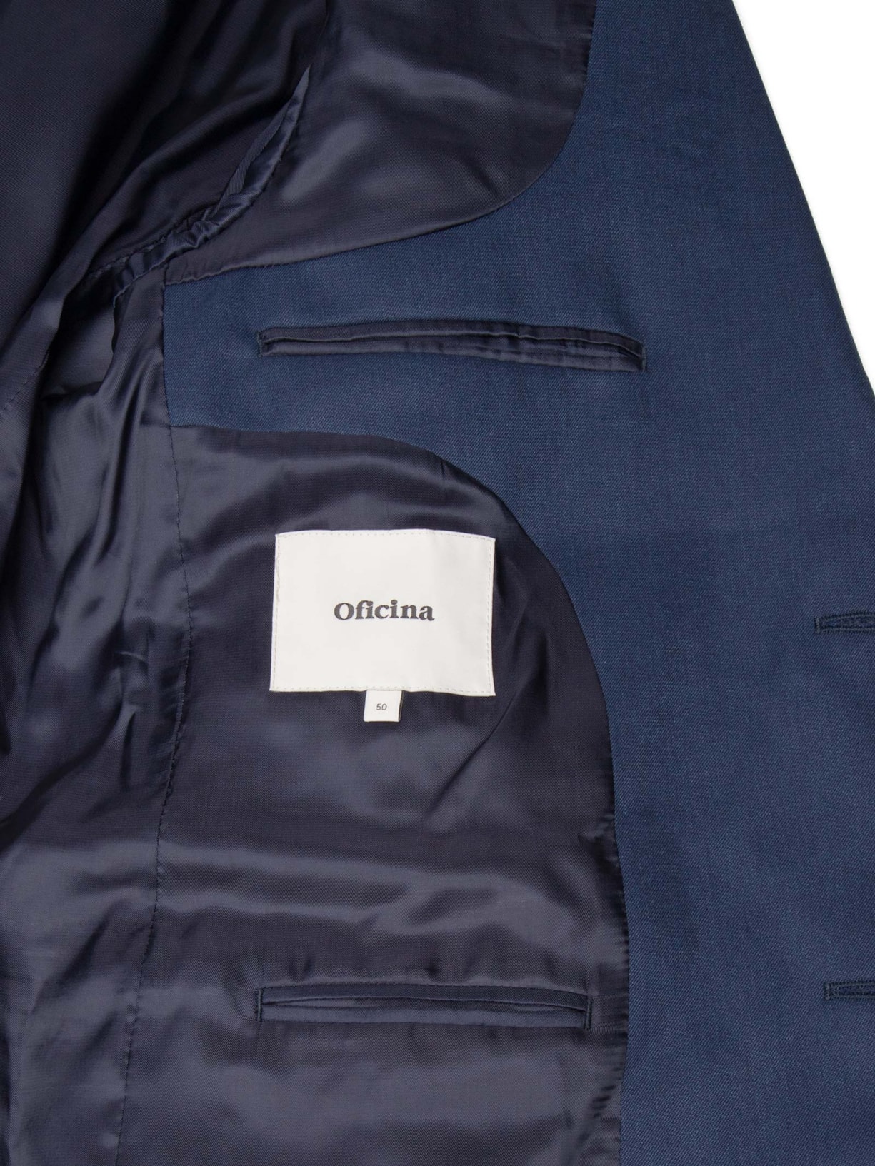 Costume Terno Masculino Liso Azul Oficina Reserva
