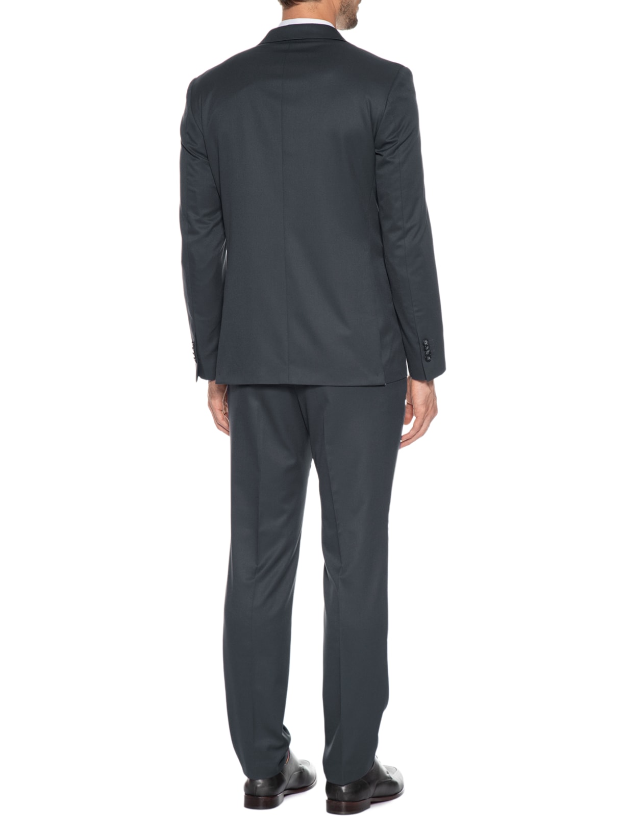 Costume Terno Masculino Liso Cinza Oficina Reserva