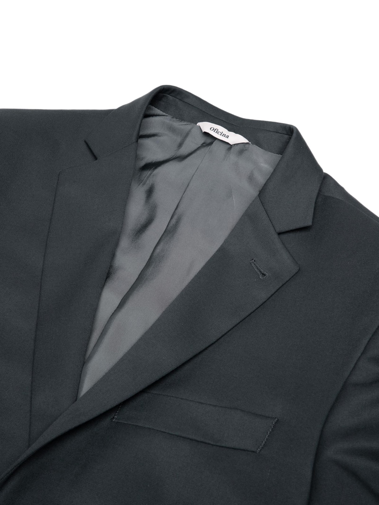 Costume Terno Masculino Liso Cinza Oficina Reserva
