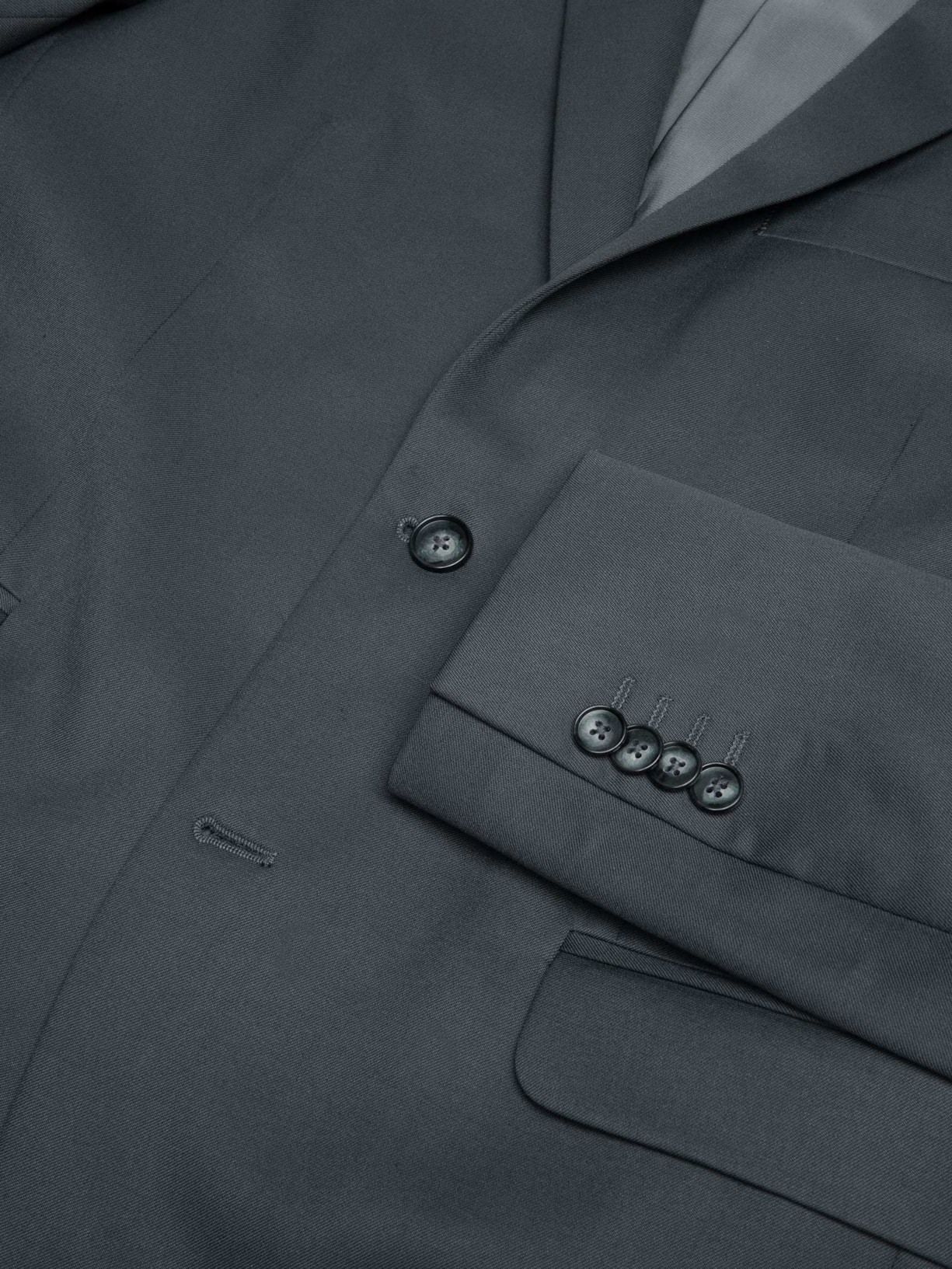 Costume Terno Masculino Liso Cinza Oficina Reserva