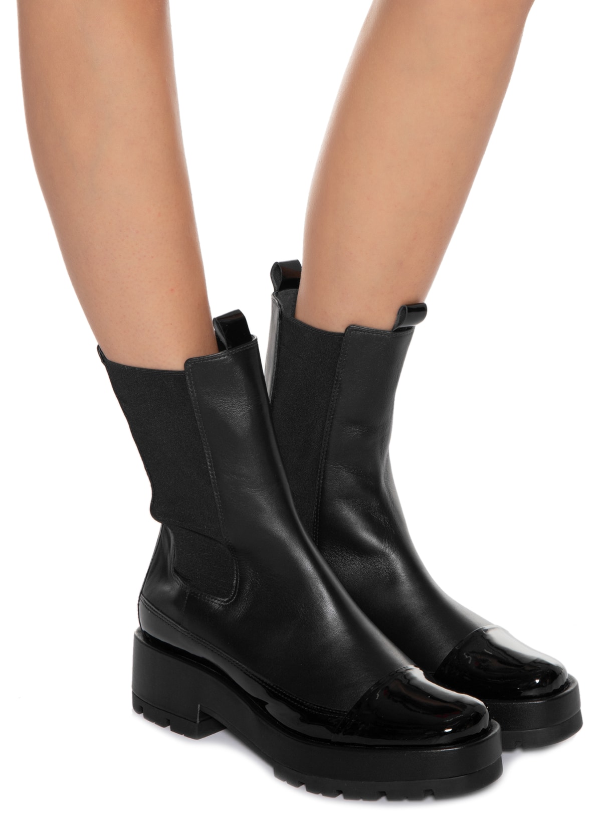 Coturno Feminino Fuji Preto Paula Torres