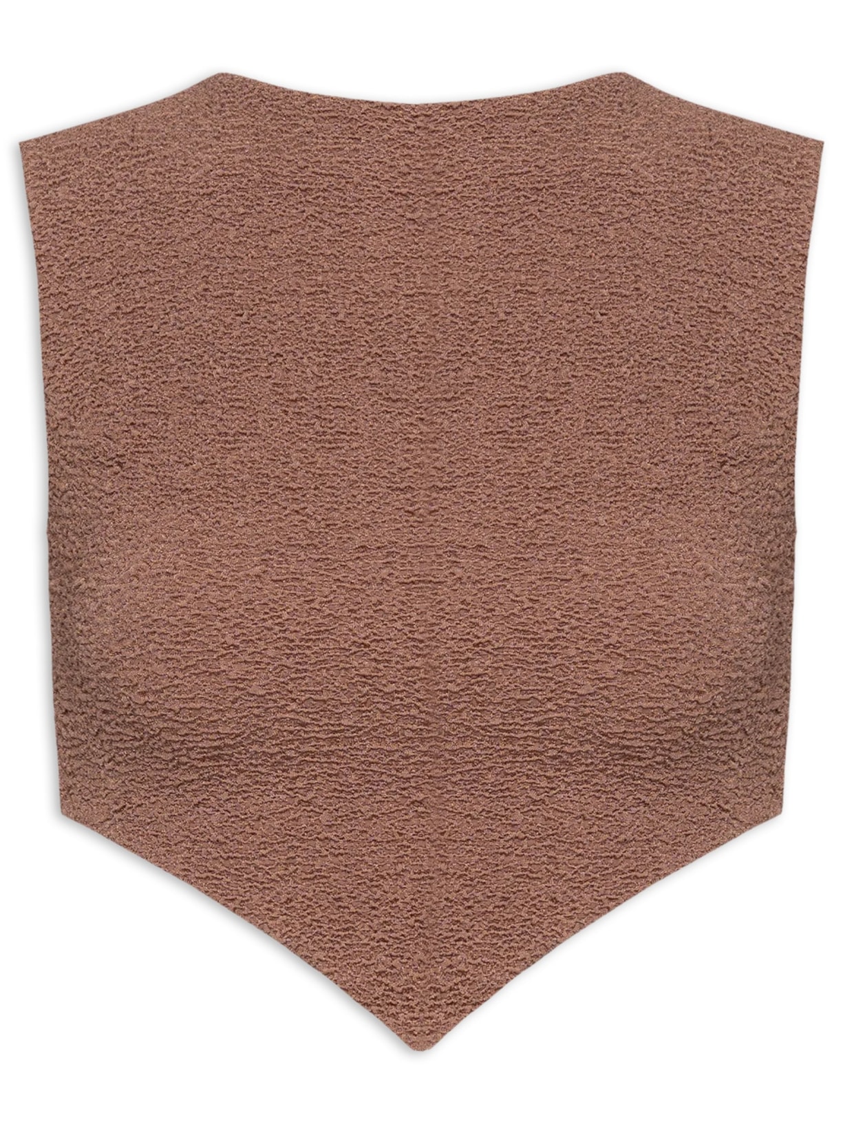 Cropped Atenas - Marrom