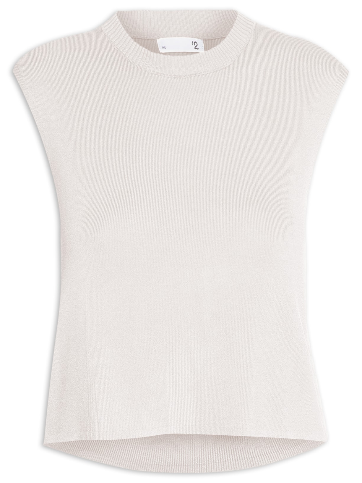 Cropped Feminino Tricot - Bege