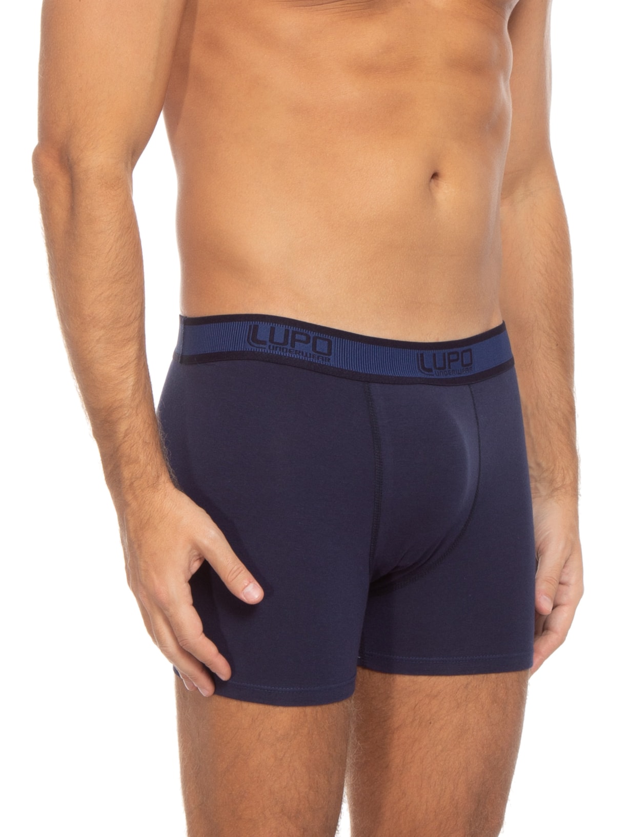 Cueca Am Boxer Azul Lupo