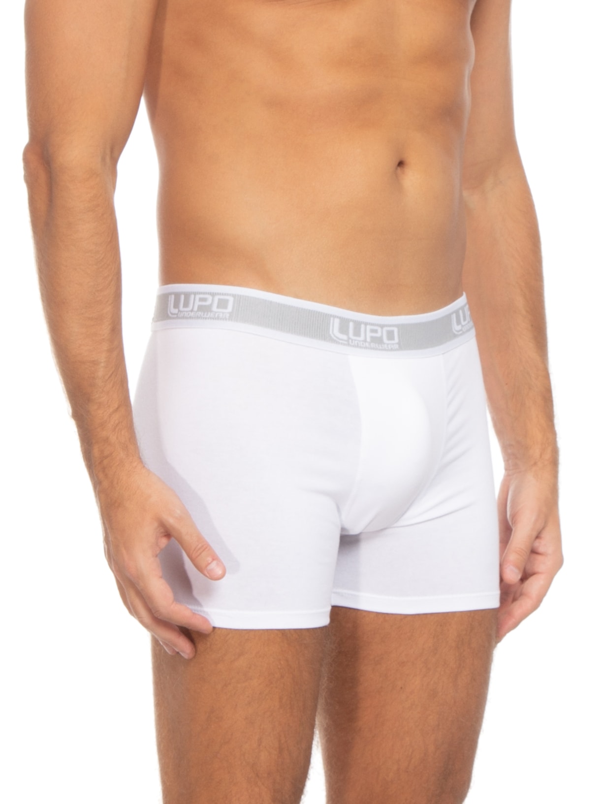 Cueca Am Boxer Branco Lupo