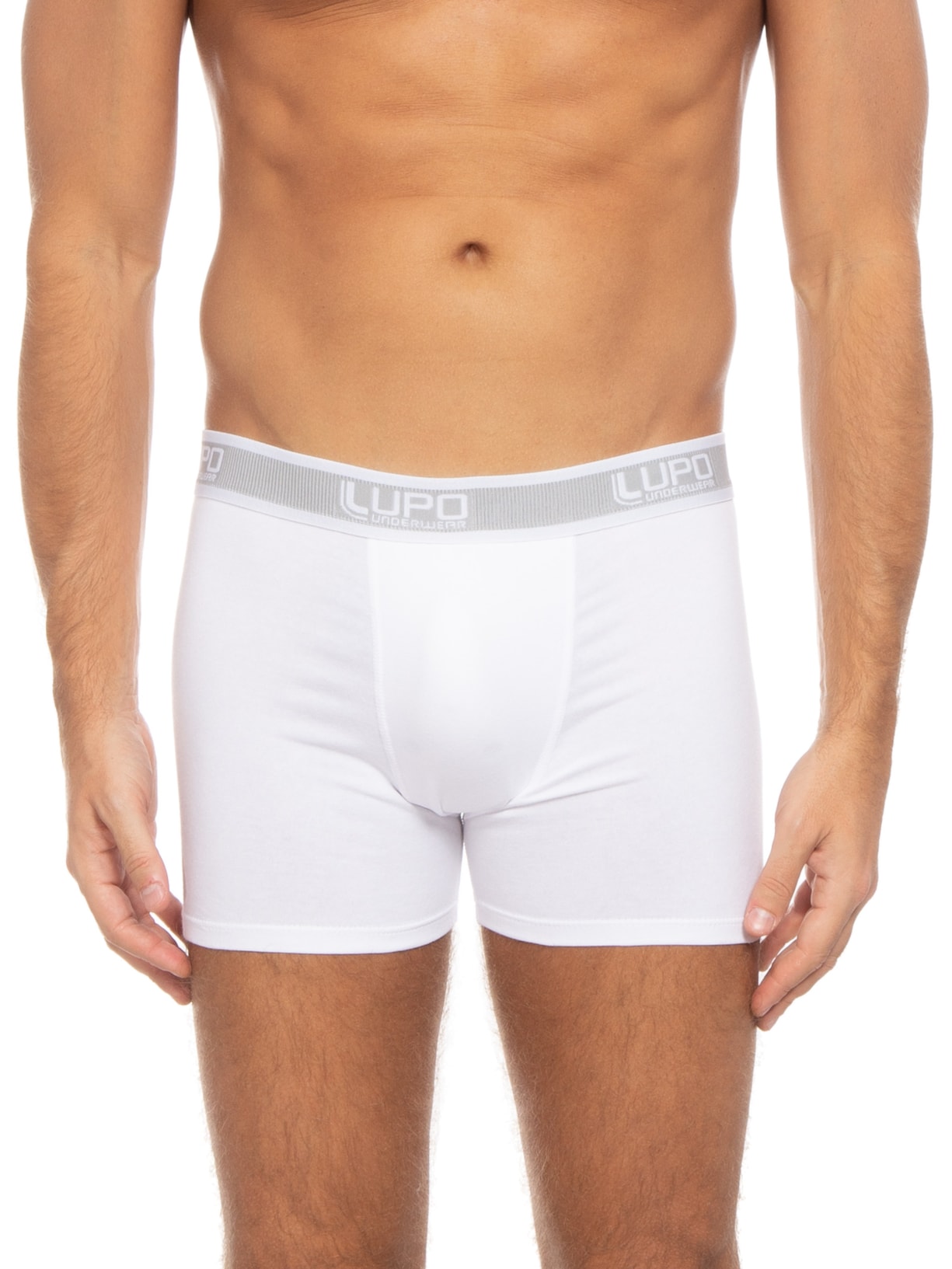 Cueca Am Boxer Branco Lupo