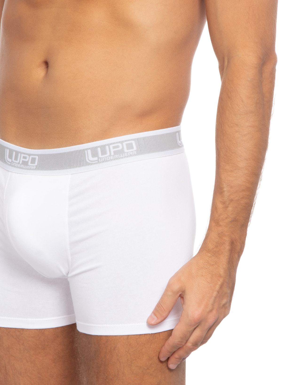 Cueca Am Boxer Branco Lupo