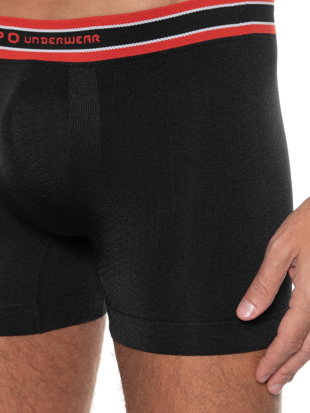 Cueca Am Boxer Preto Lupo