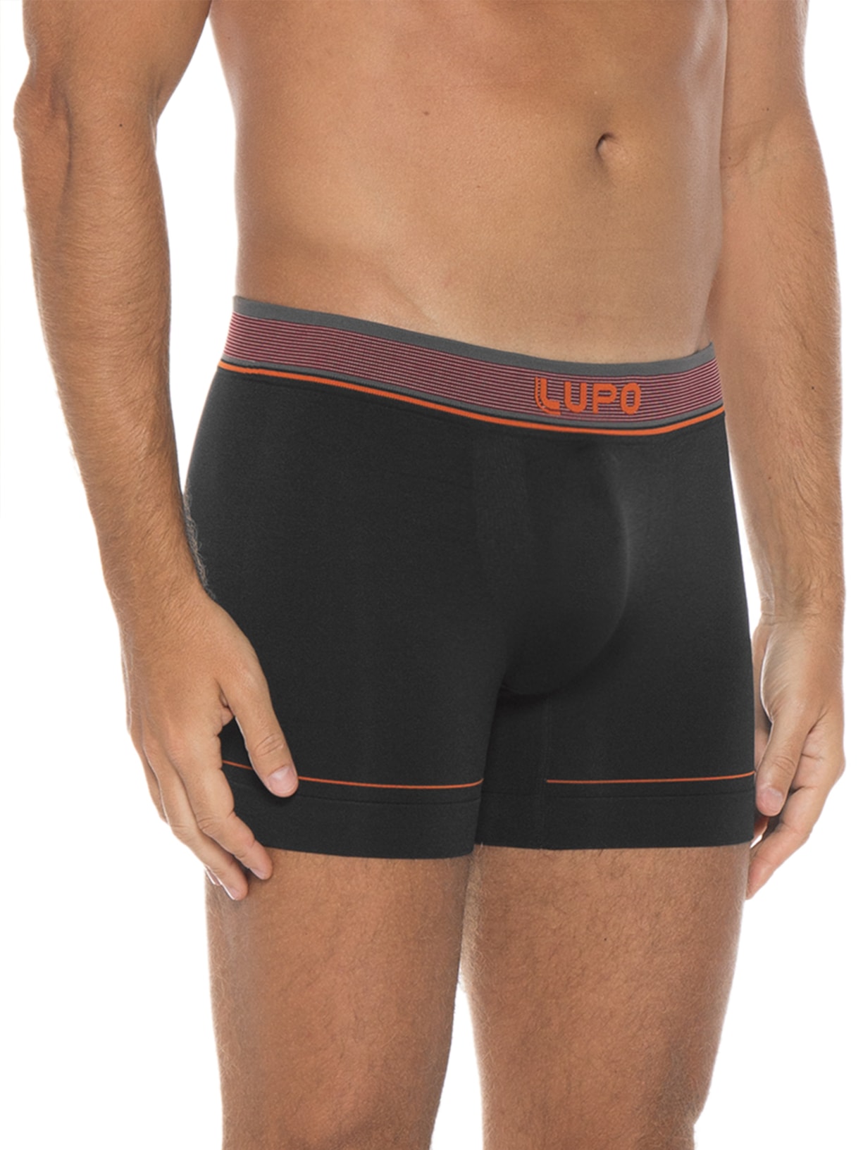 Cueca Am Boxer Preto Lupo