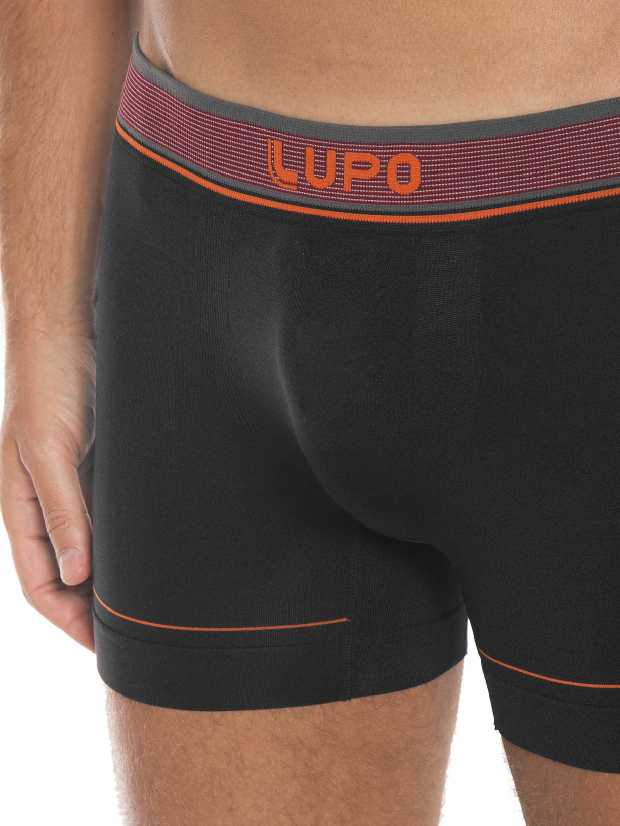 Cueca Am Boxer Preto Lupo