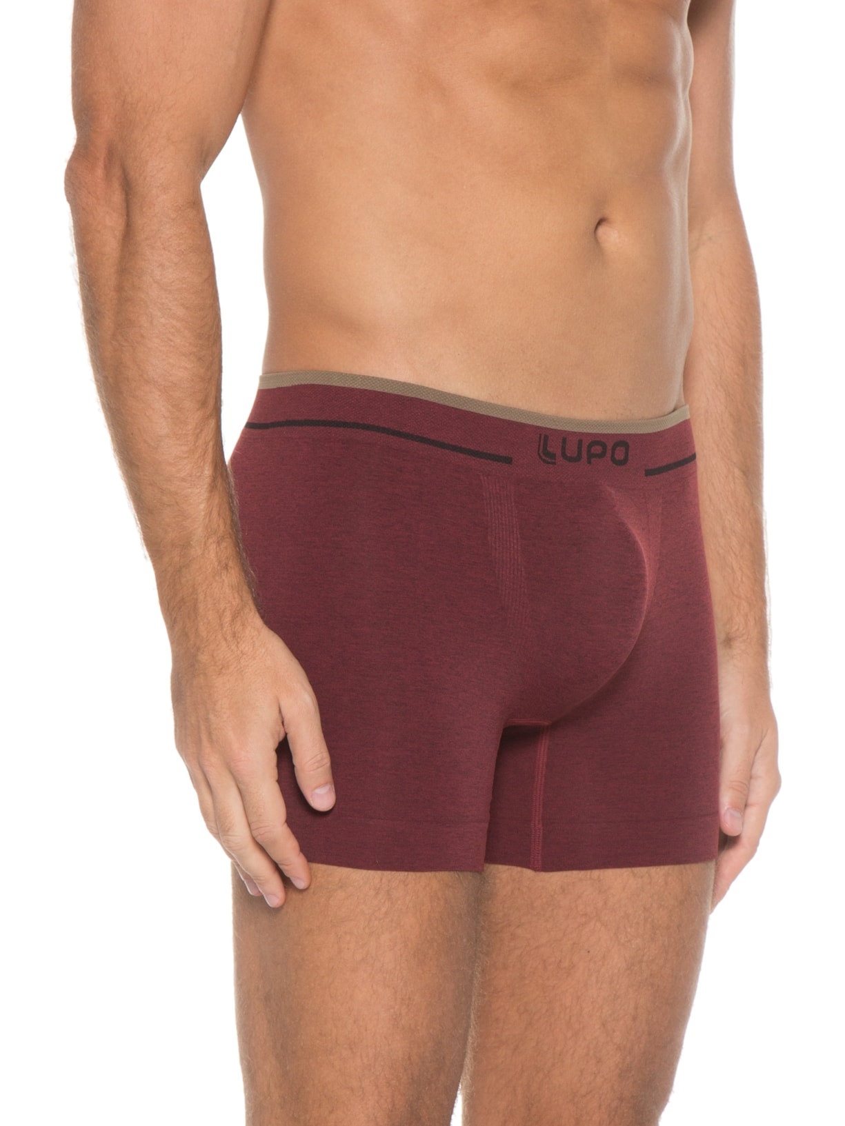 Cueca Am Boxer Vinho Lupo