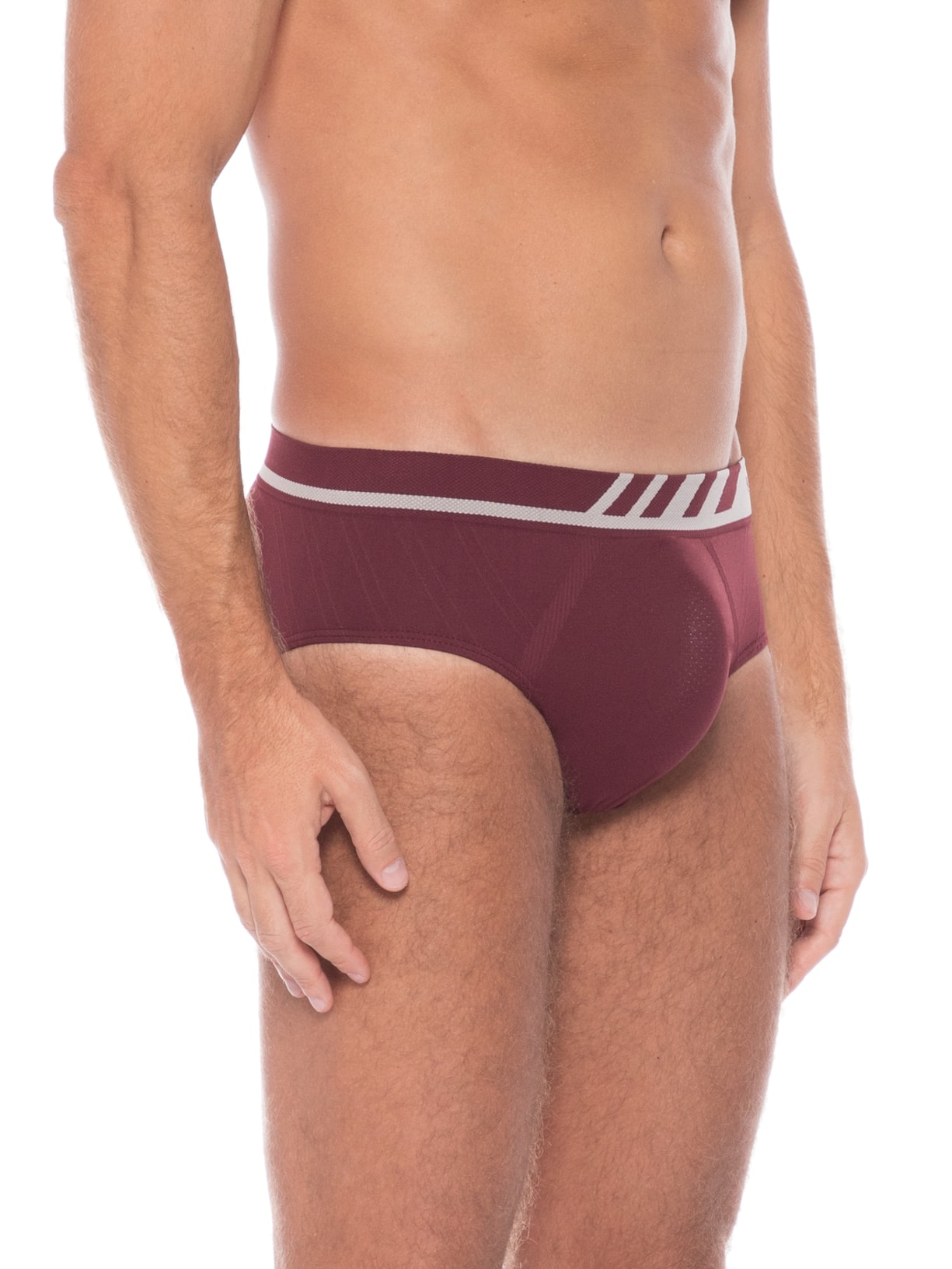 Cueca Am Slip Microf Vinho Lupo