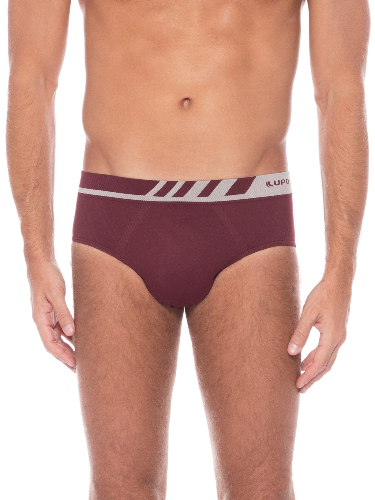 Cueca Am Slip Microf Vinho Lupo