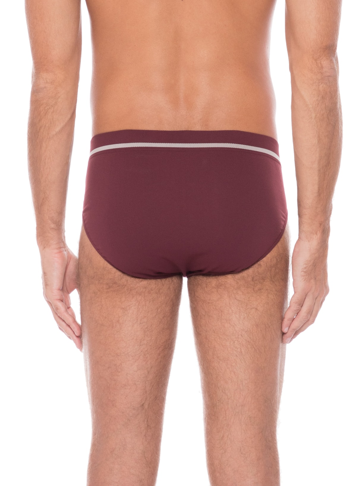 Cueca Am Slip Microf Vinho Lupo