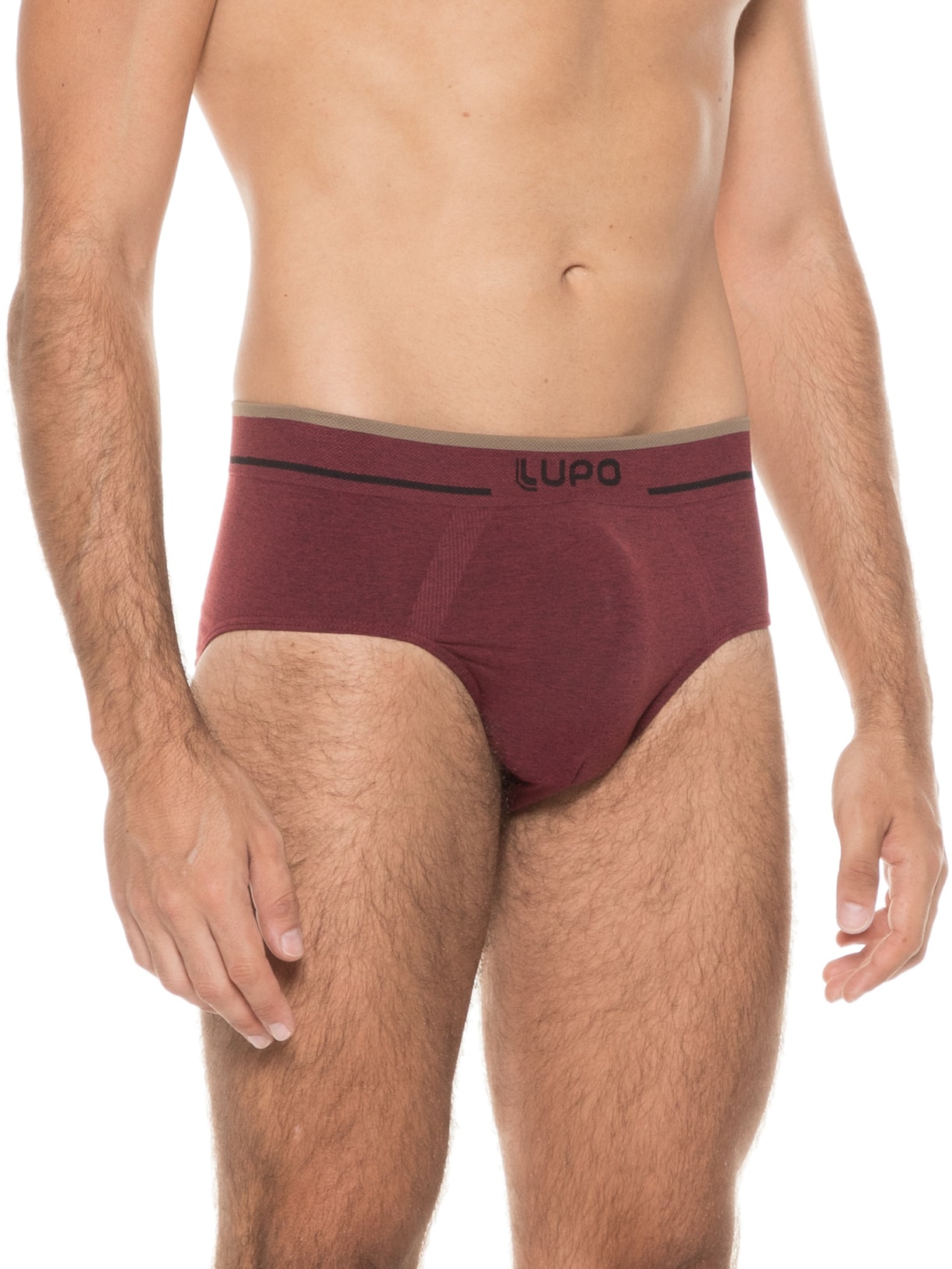 Cueca Am Slip Vinho Lupo