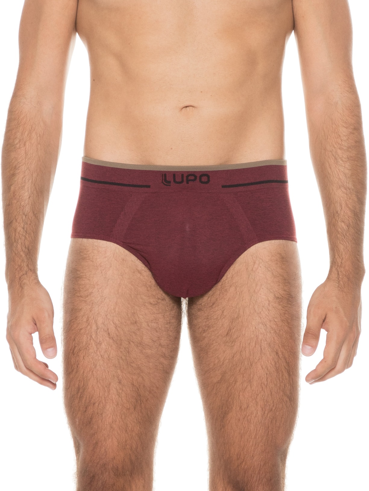 Cueca Am Slip Vinho Lupo