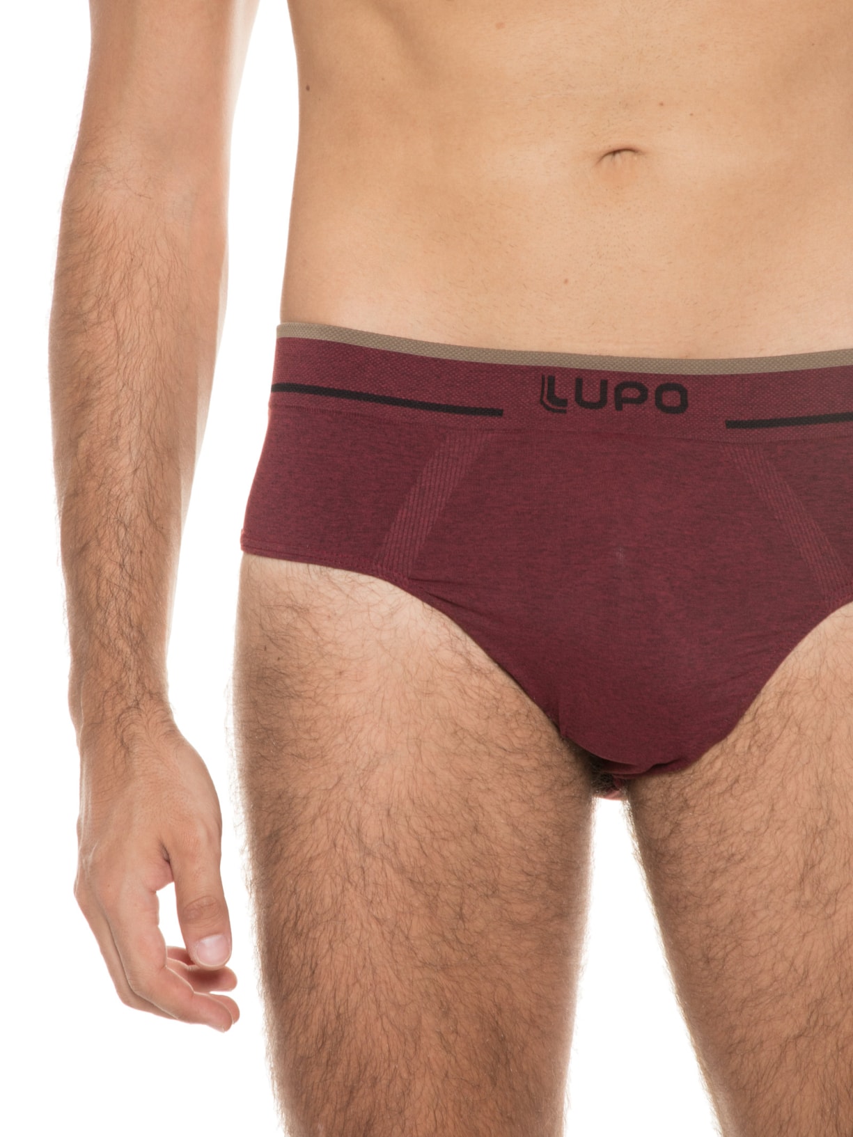 Cueca Am Slip Vinho Lupo